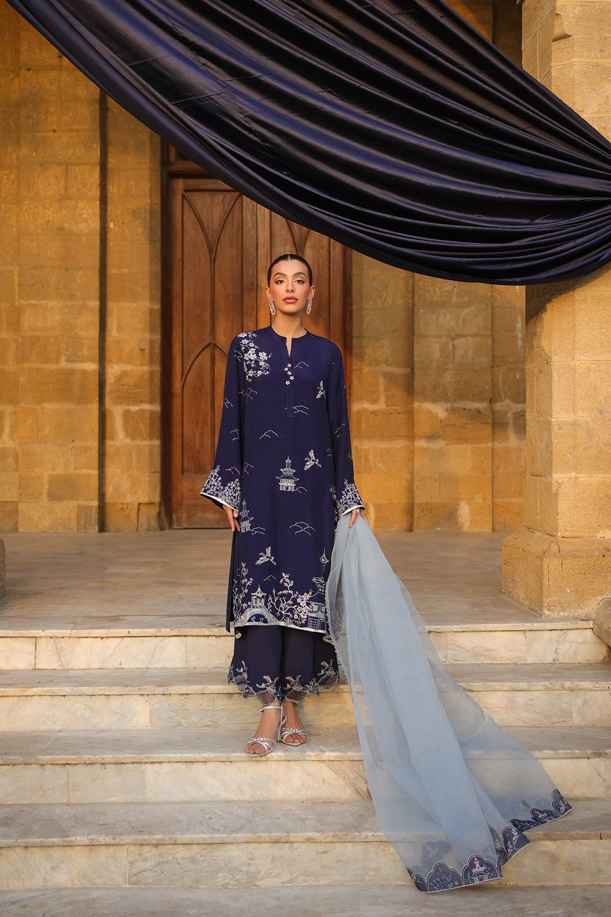 Sahar | Luxury Pret 25 | Sapphire Grace - Official Sahar stockist in UK - Sakeena London