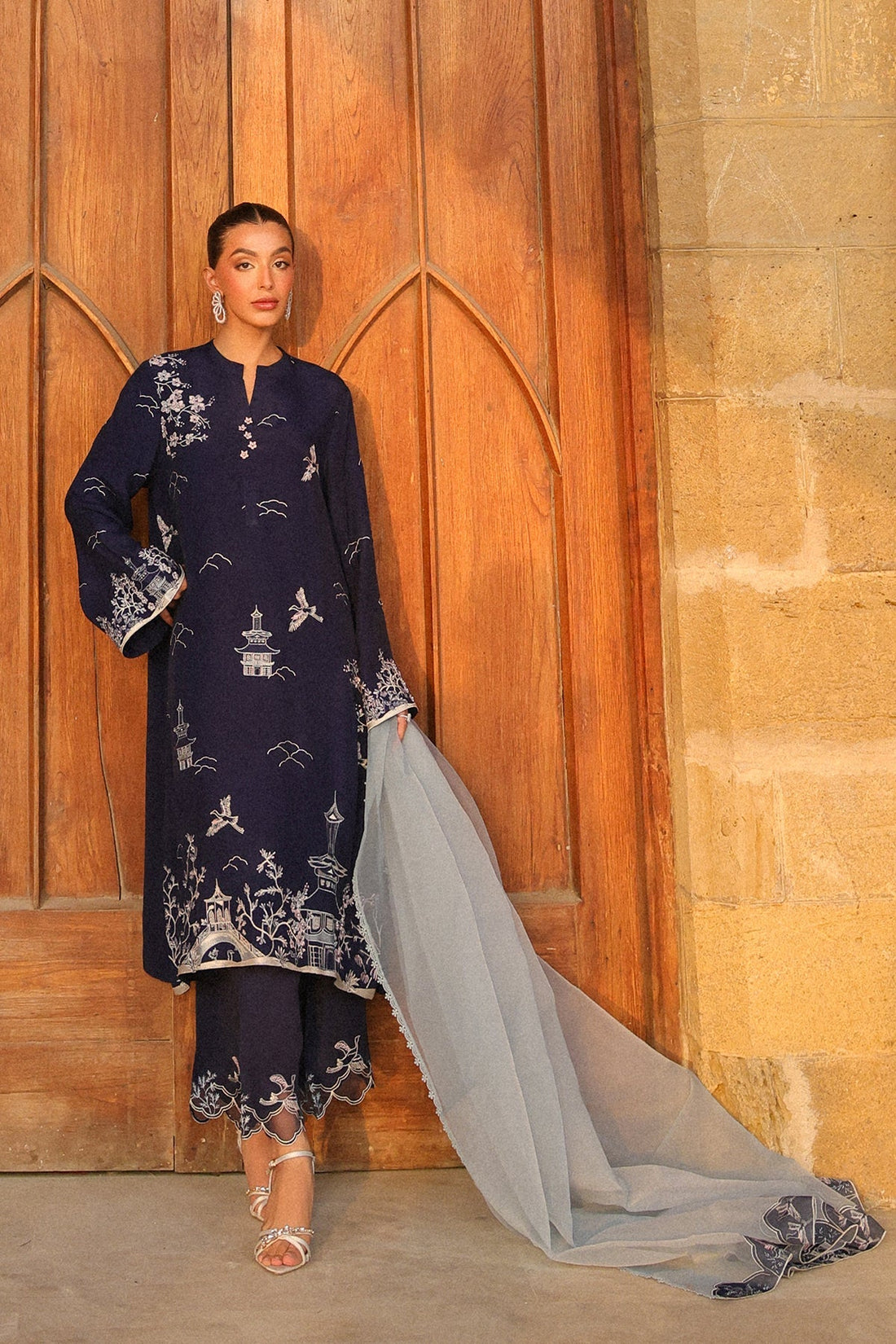 Sahar | Luxury Pret 25 | Sapphire Grace - Official Sahar stockist in UK - Sakeena London