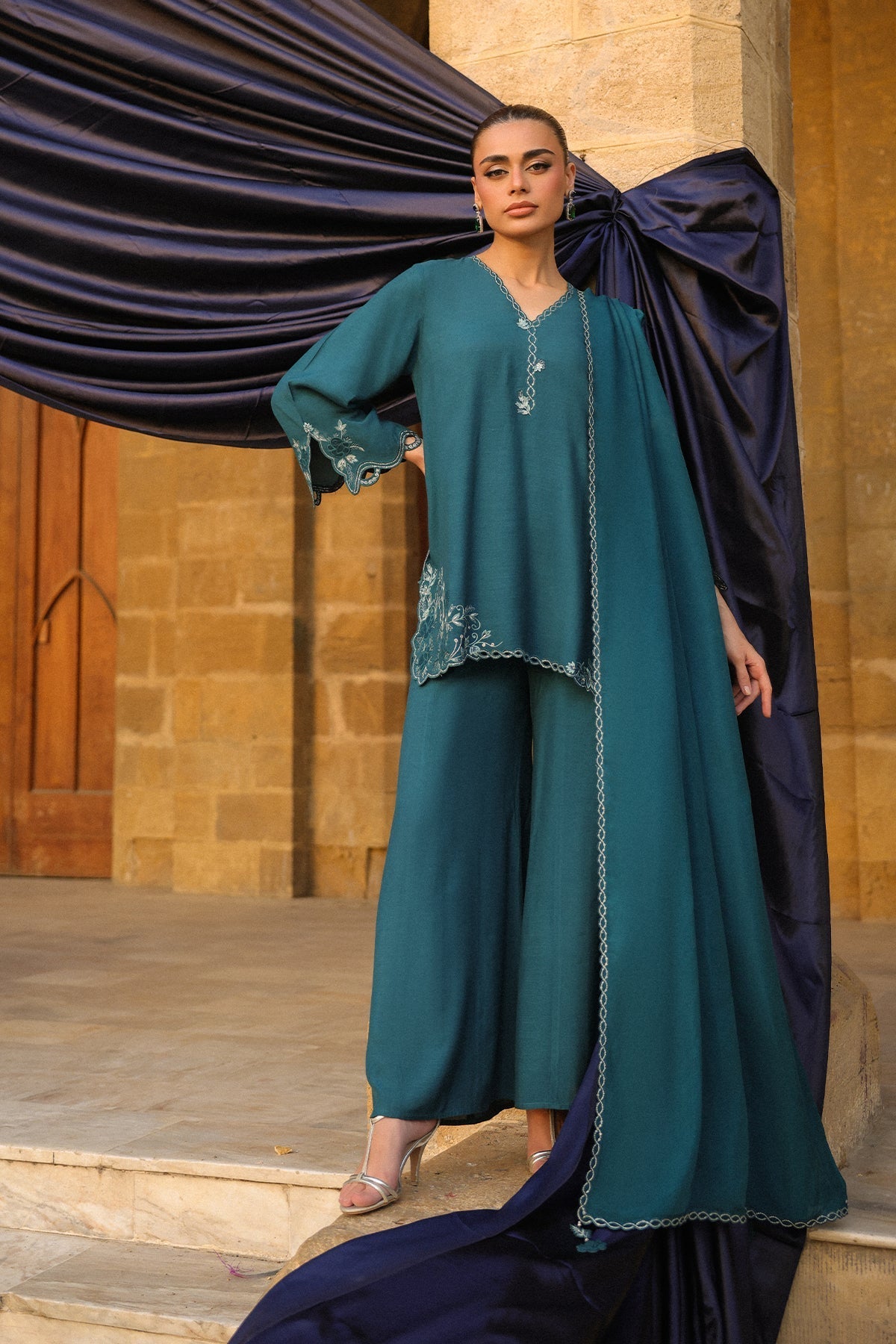 Sahar | Luxury Pret 25 |Emerald Essence - Official Sahar stockist in UK - Sakeena London