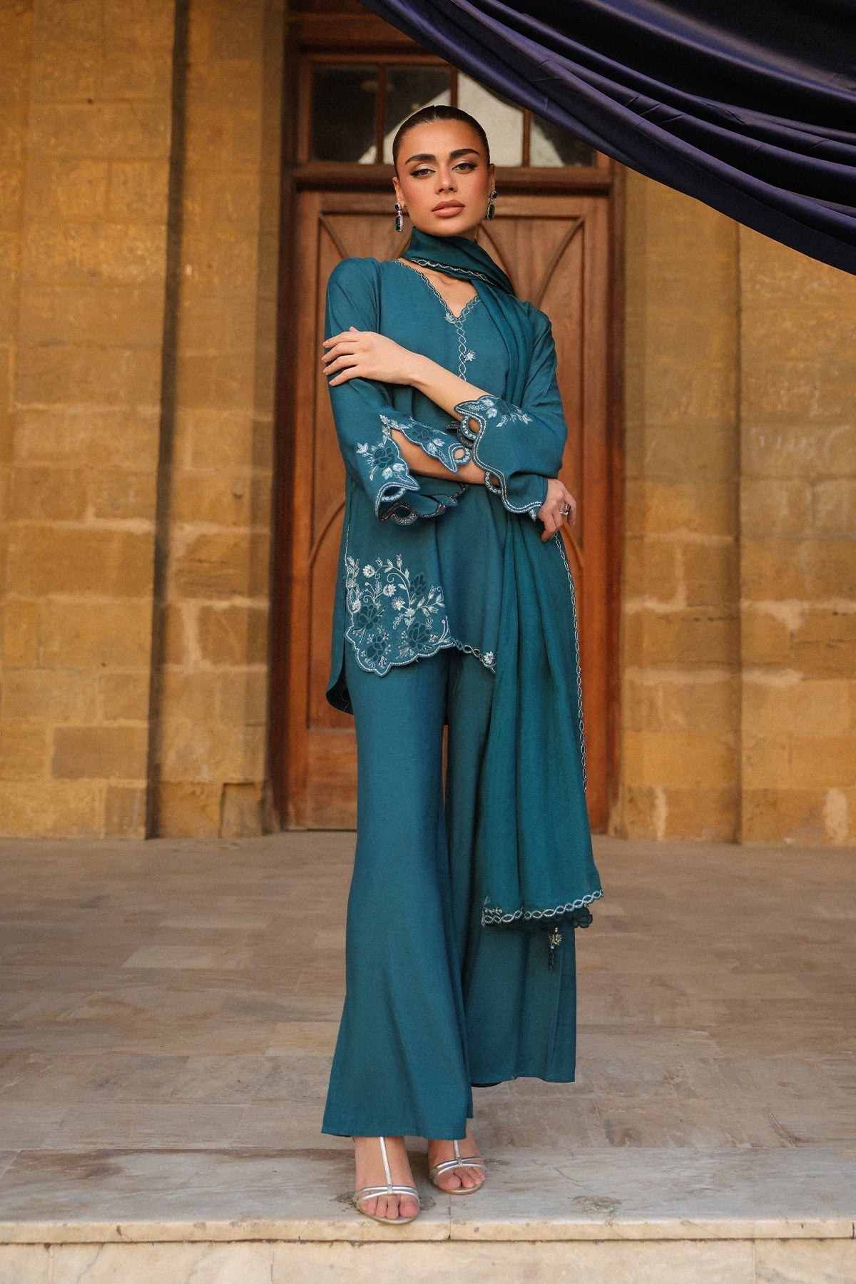 Sahar | Luxury Pret 25 |Emerald Essence - Official Sahar stockist in UK - Sakeena London