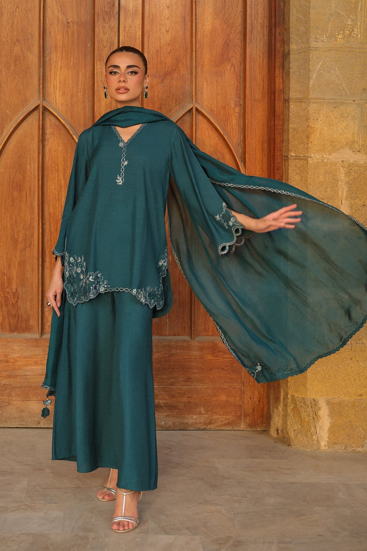 Sahar | Luxury Pret 25 |Emerald Essence - Official Sahar stockist in UK - Sakeena London