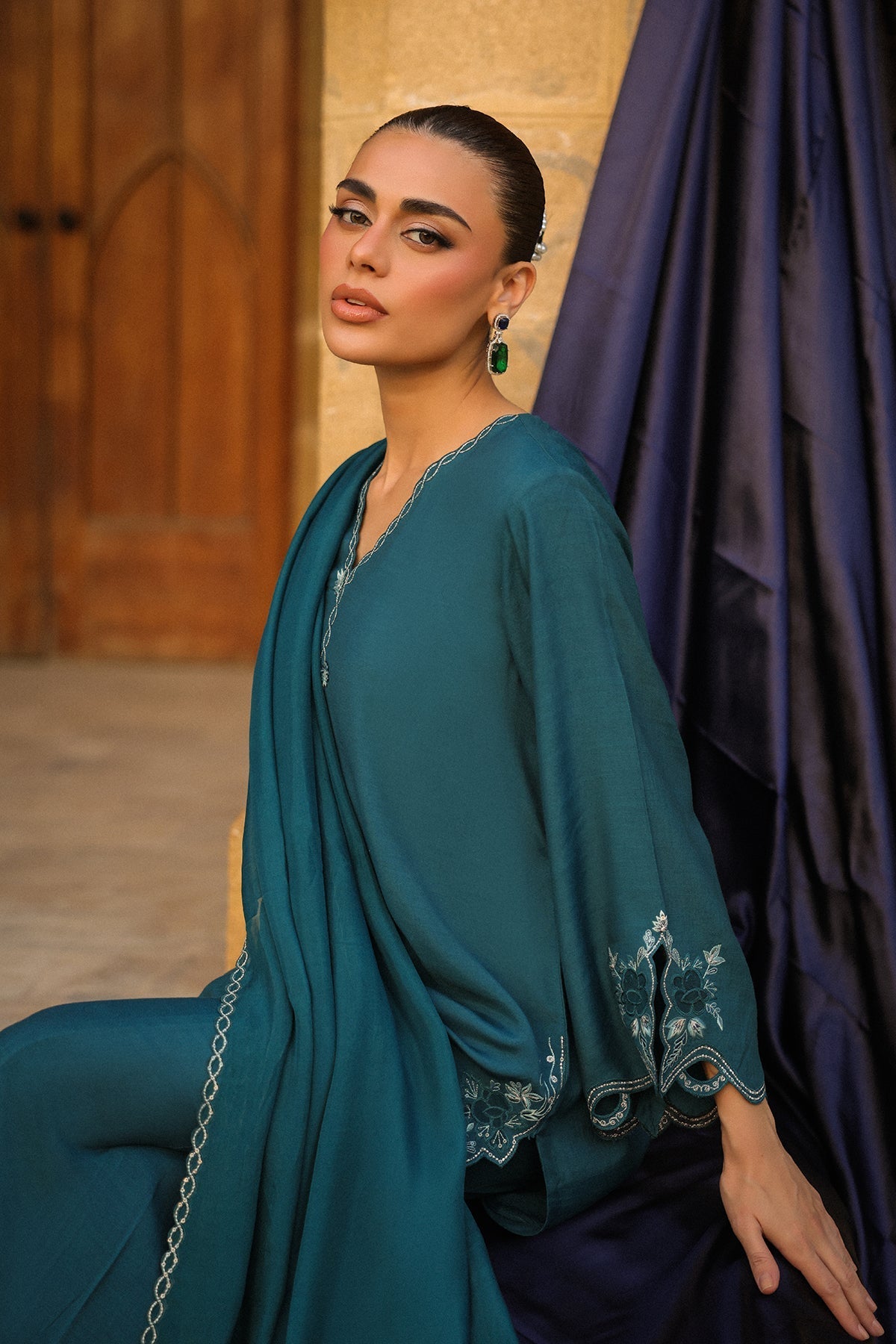 Sahar | Luxury Pret 25 |Emerald Essence - Official Sahar stockist in UK - Sakeena London