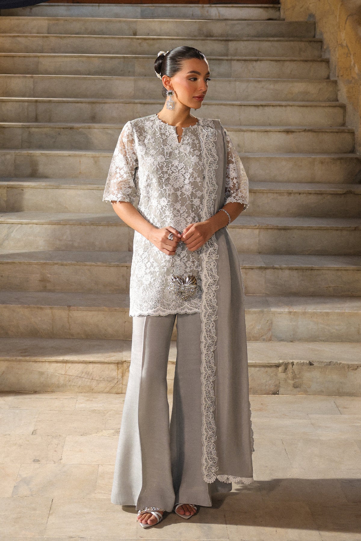 Sahar | Luxury Pret 25 | Moonlight Shimmer - Official Sahar stockist in UK - Sakeena London