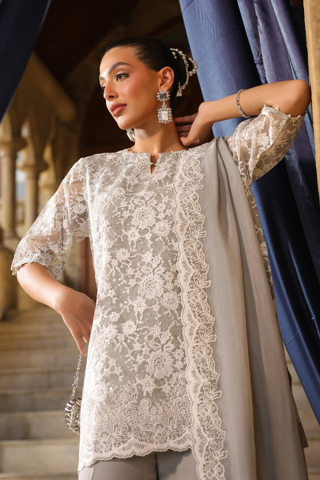 Sahar | Luxury Pret 25 | Moonlight Shimmer - Official Sahar stockist in UK - Sakeena London
