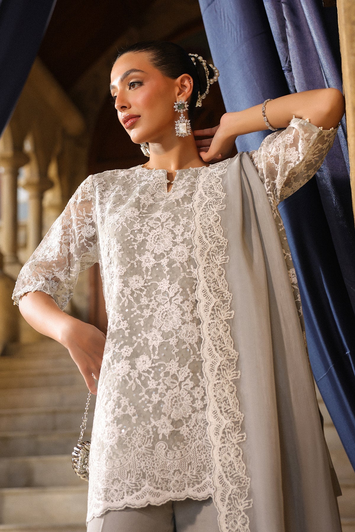 Sahar | Luxury Pret 25 | Moonlight Shimmer - Official Sahar stockist in UK - Sakeena London