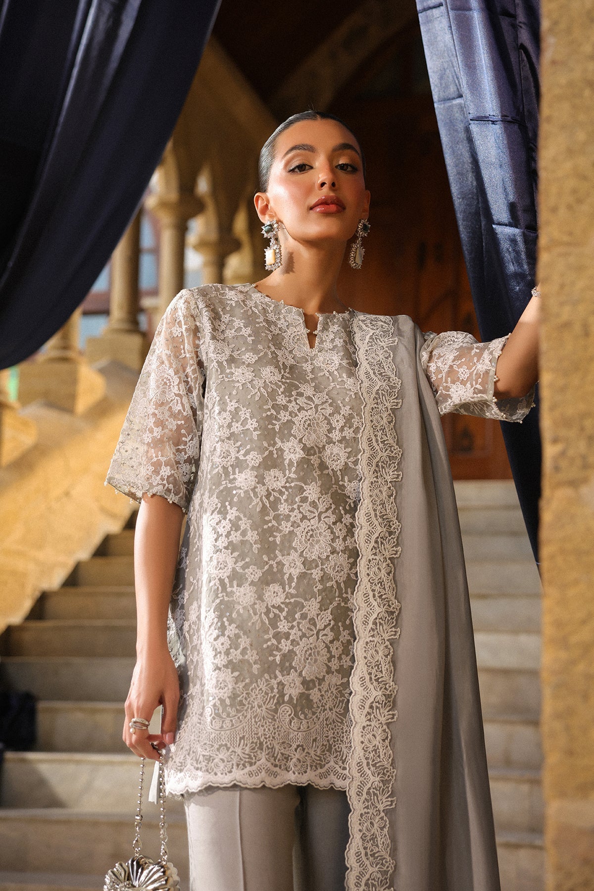 Sahar | Luxury Pret 25 | Moonlight Shimmer - Official Sahar stockist in UK - Sakeena London