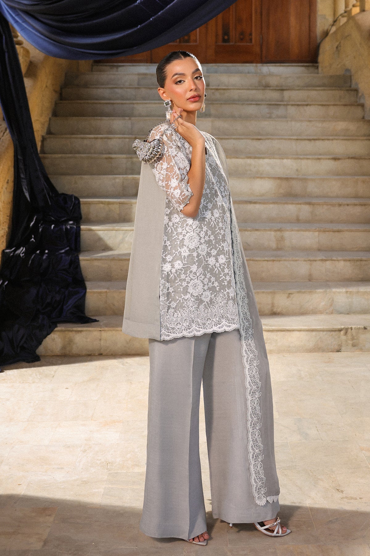 Sahar | Luxury Pret 25 | Moonlight Shimmer - Official Sahar stockist in UK - Sakeena London