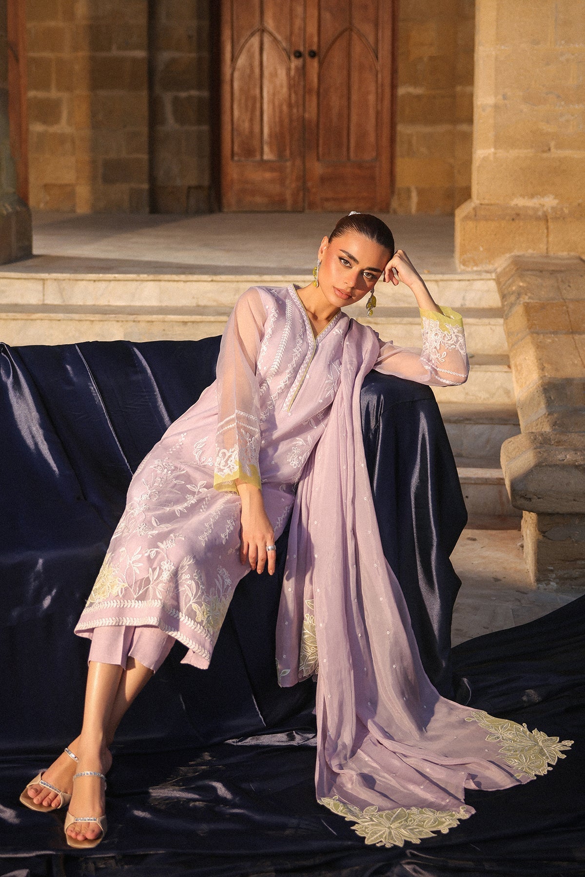 Sahar | Luxury Pret 25 | Lavender Muse - Official Sahar stockist in UK - Sakeena London