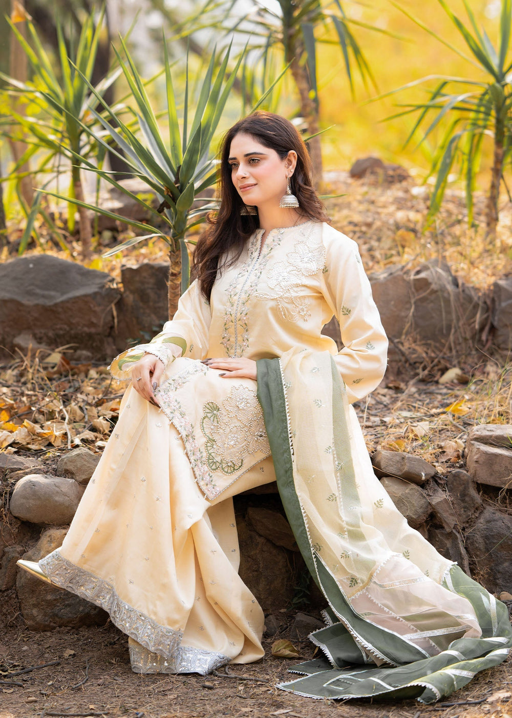 Fozia Khalid I Dilkash Festive Wear 25 |ruhab - Official Fozia Khalid stockist in UK - Sakeena London