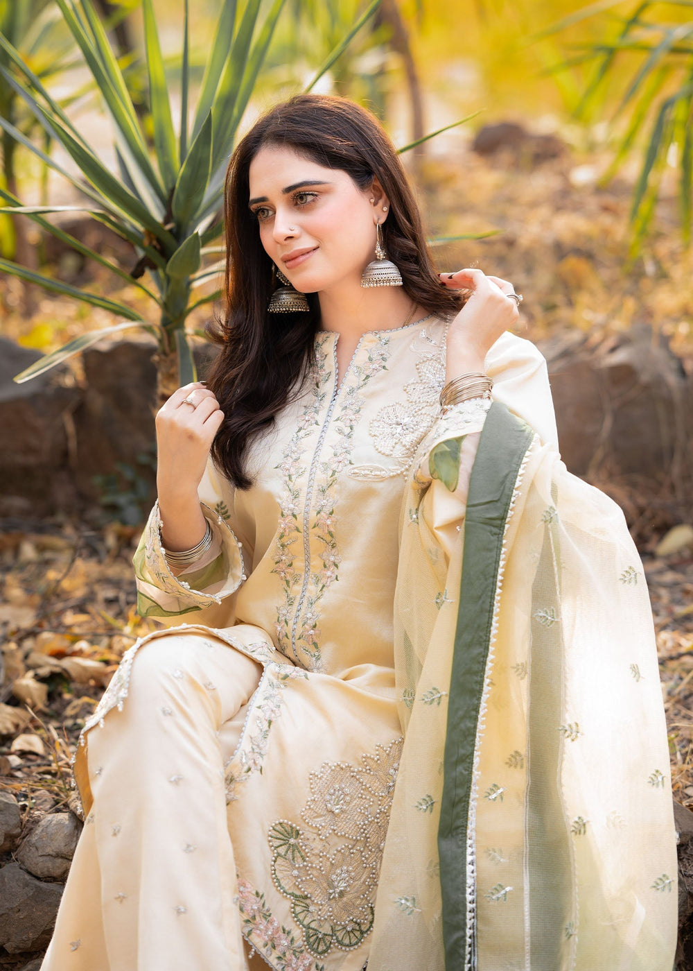 Fozia Khalid I Dilkash Festive Wear 25 |ruhab - Official Fozia Khalid stockist in UK - Sakeena London