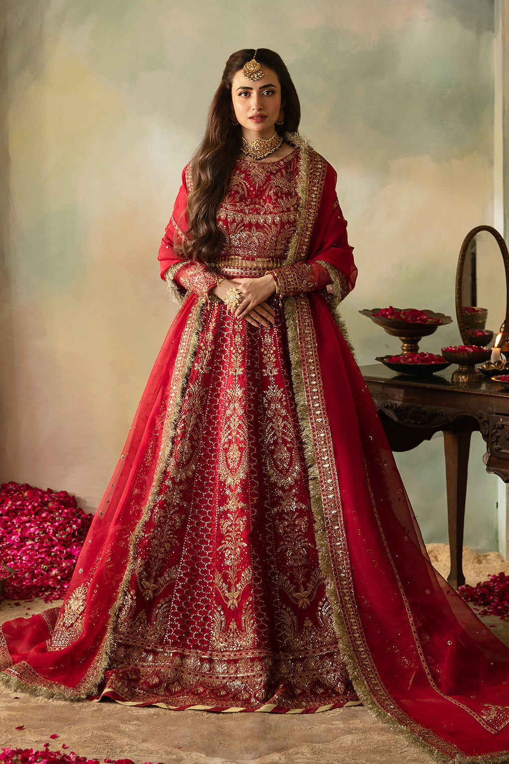 Saad Shaikh | Elana Wedding Formals | Cerise - Official Saad Shaikh stockist in UK - Sakeena London