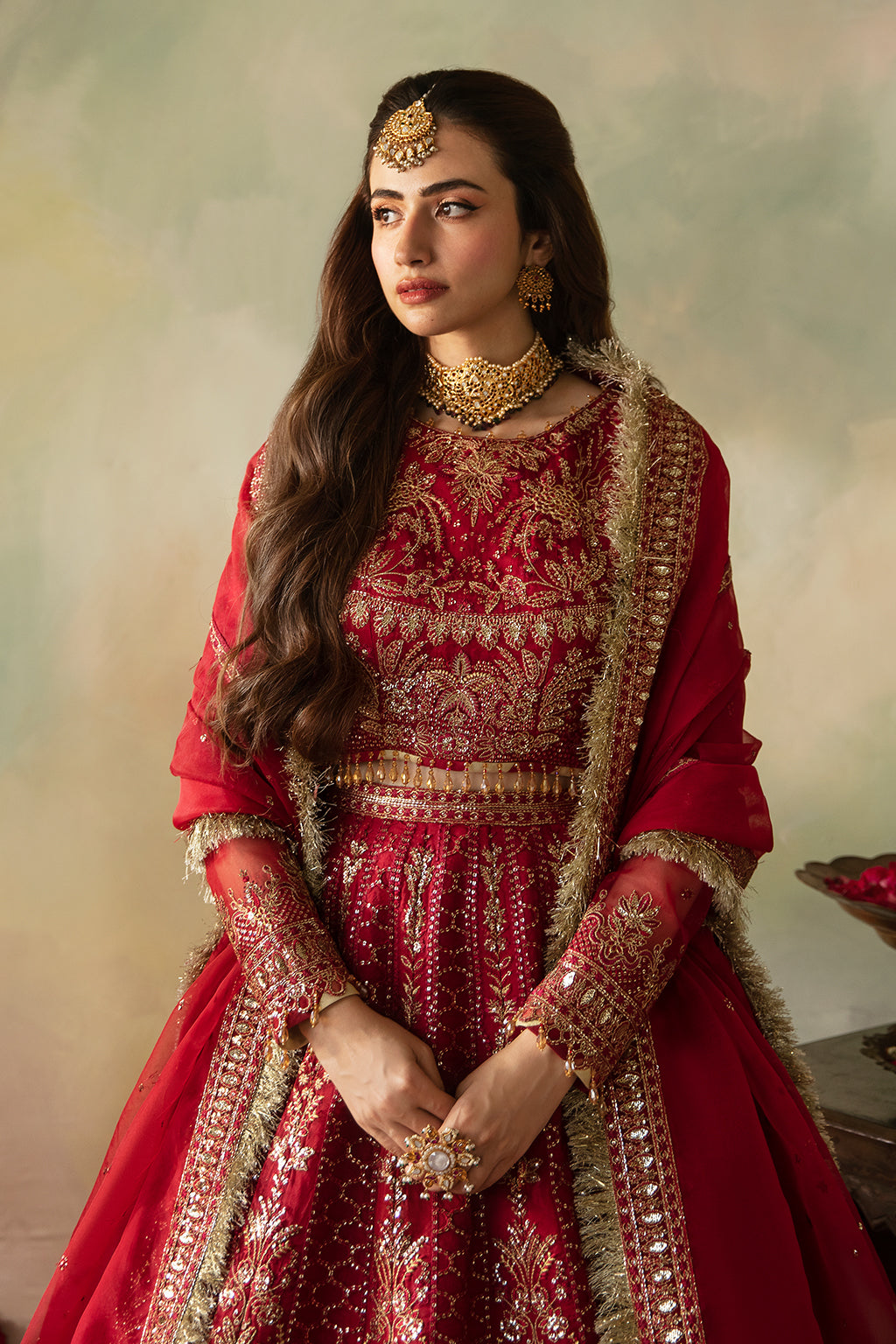 Saad Shaikh | Elana Wedding Formals | Cerise - Official Saad Shaikh stockist in UK - Sakeena London