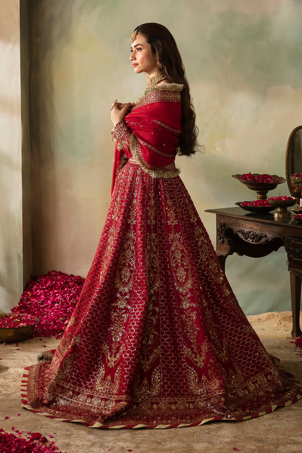Saad Shaikh | Elana Wedding Formals | Cerise - Official Saad Shaikh stockist in UK - Sakeena London