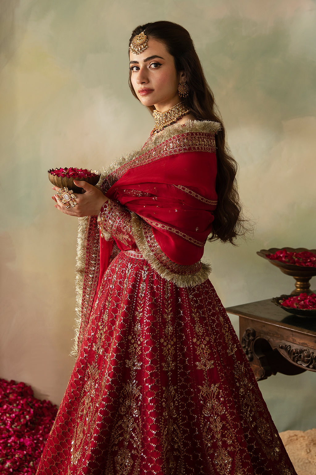 Saad Shaikh | Elana Wedding Formals | Cerise - Official Saad Shaikh stockist in UK - Sakeena London