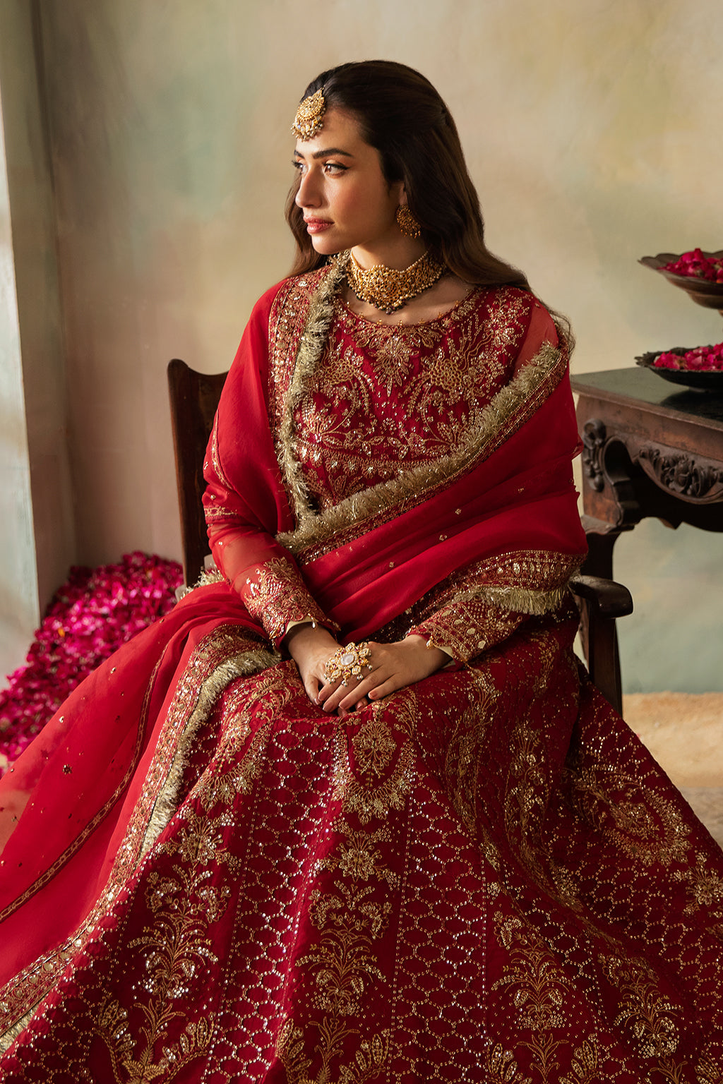 Saad Shaikh | Elana Wedding Formals | Cerise - Official Saad Shaikh stockist in UK - Sakeena London