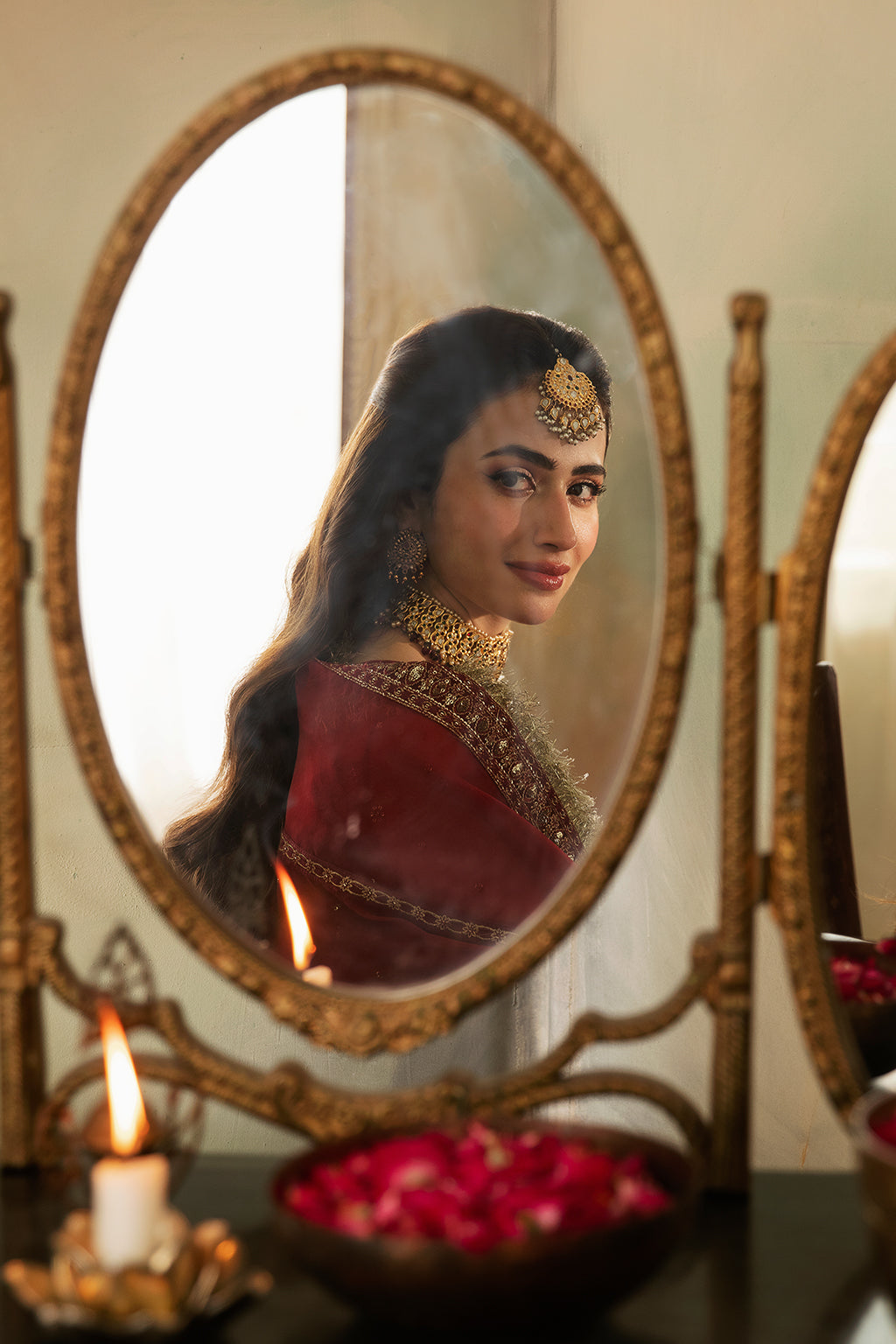 Saad Shaikh | Elana Wedding Formals | Cerise - Official Saad Shaikh stockist in UK - Sakeena London