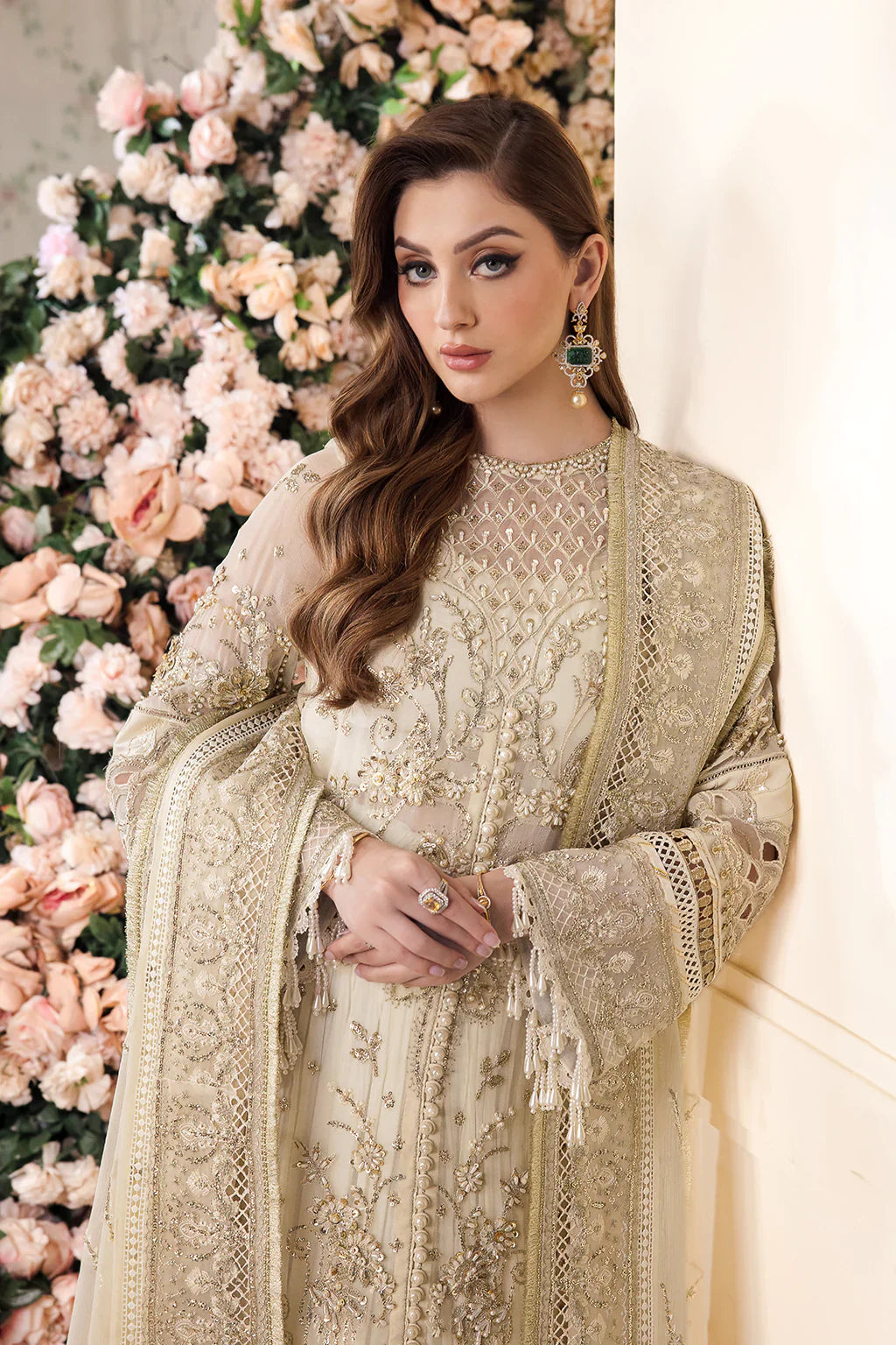 Saad Shaikh | Panache Luxury Chiffon 24 | Noor e Jaan - Official Saad Shaikh stockist in UK - Sakeena London