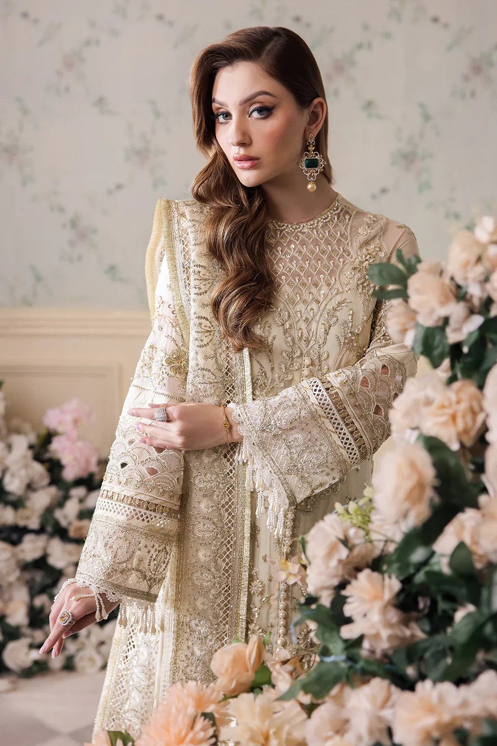 Saad Shaikh | Panache Luxury Chiffon 24 | Noor e Jaan - Official Saad Shaikh stockist in UK - Sakeena London