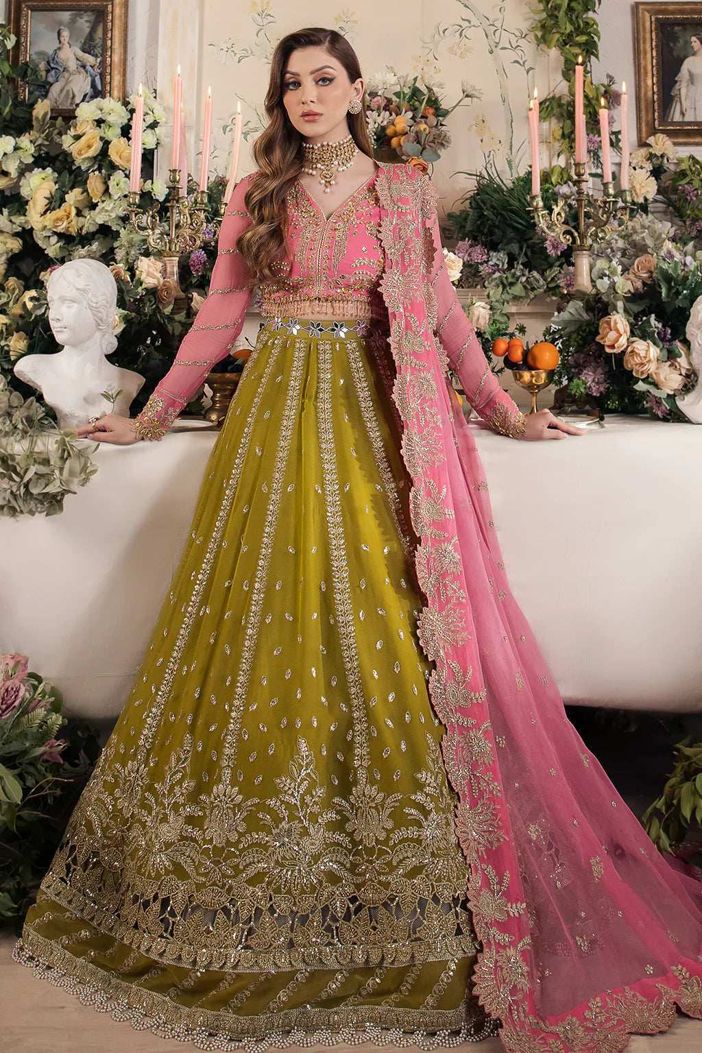Saad Shaikh | Panache Luxury Chiffon 24 | Taskheer - Official Saad Shaikh stockist in UK - Sakeena London