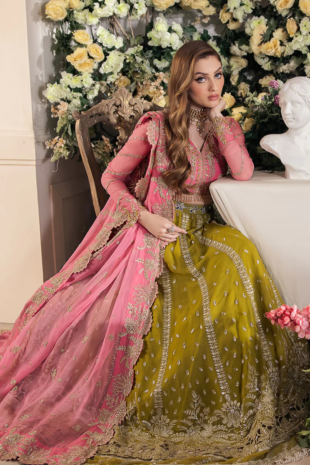 Saad Shaikh | Panache Luxury Chiffon 24 | Taskheer - Official Saad Shaikh stockist in UK - Sakeena London