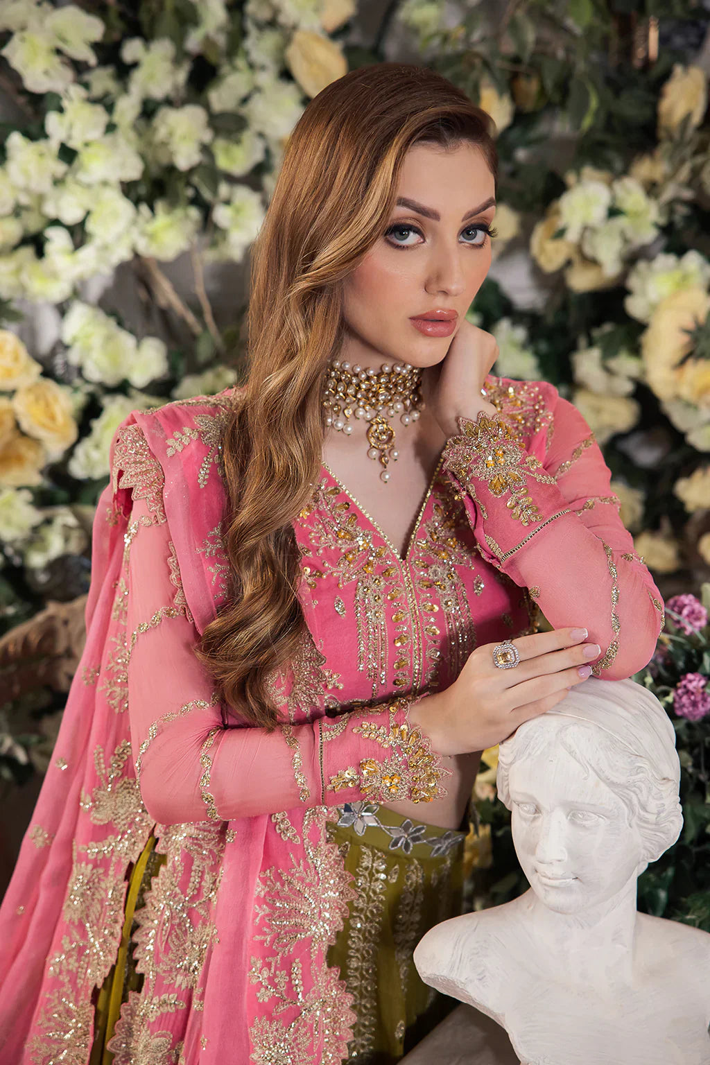 Saad Shaikh | Panache Luxury Chiffon 24 | Taskheer - Official Saad Shaikh stockist in UK - Sakeena London