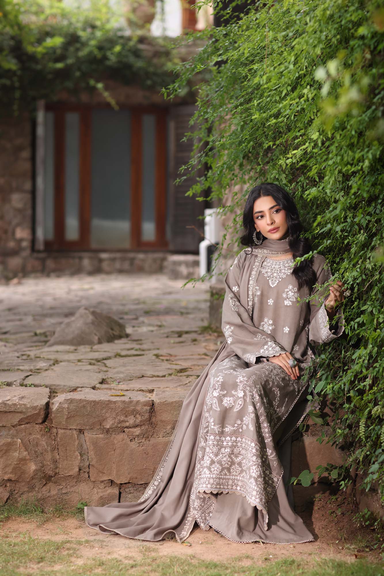 Noor by Saadia Asad | Suzaankari Winter 24 | D02 - Official Noor by Saadia Asad stockist in UK - Sakeena London