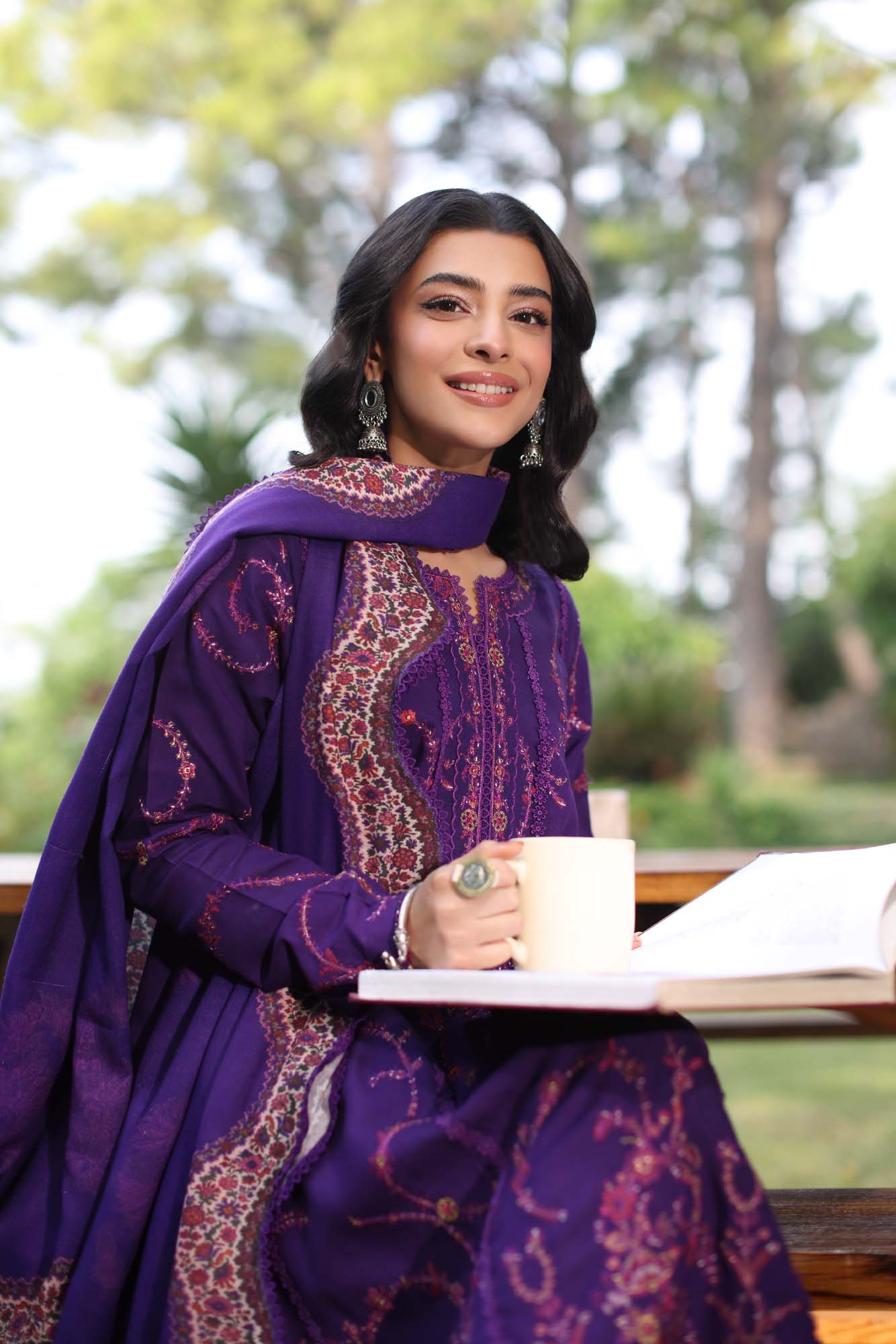Noor by Saadia Asad | Suzaankari Winter 24 | D06 - Official Noor by Saadia Asad stockist in UK - Sakeena London