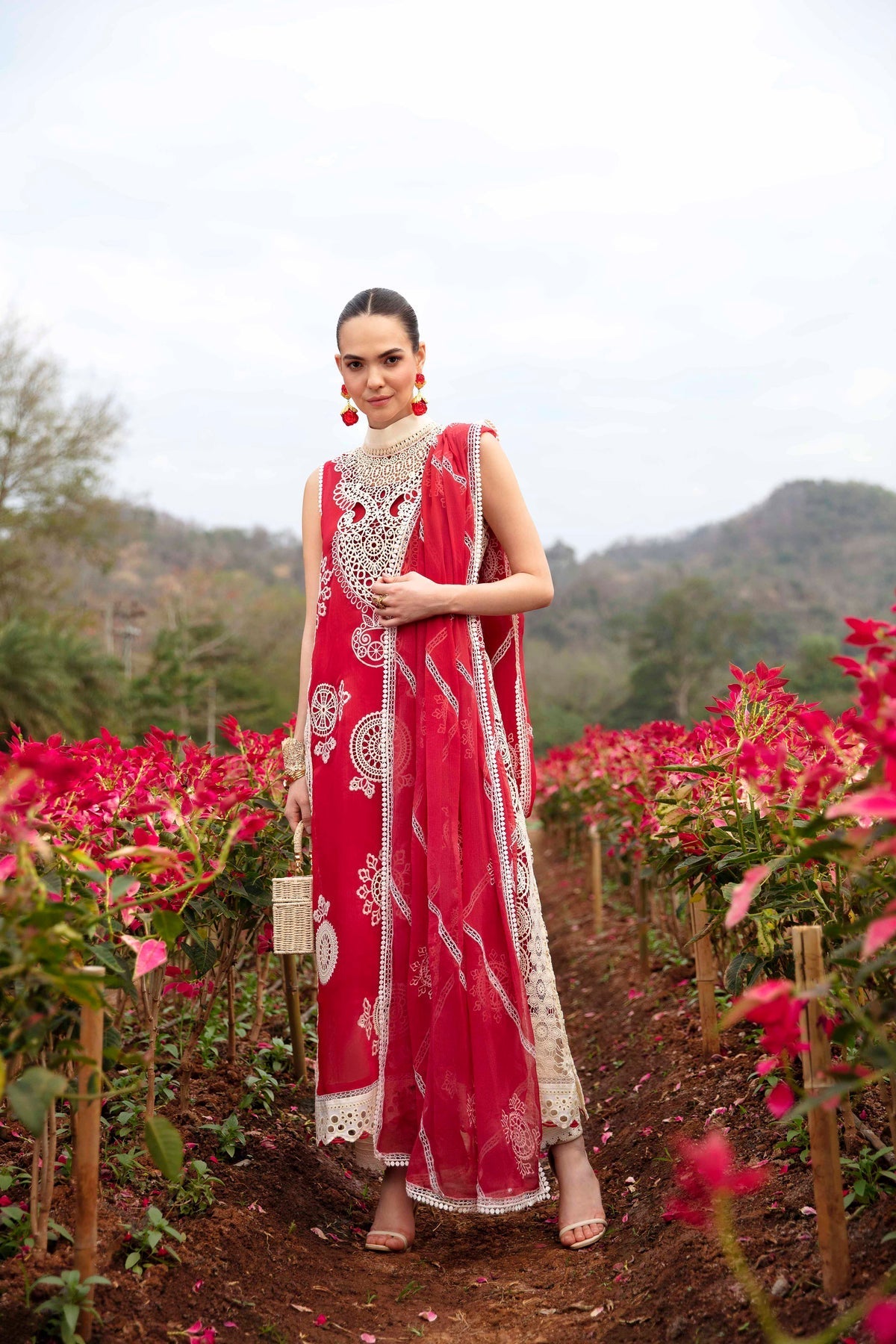 Sable Vogue | Luxury Lawn 24 | Carnelian - Official Sable Vogue stockist in UK - Sakeena London