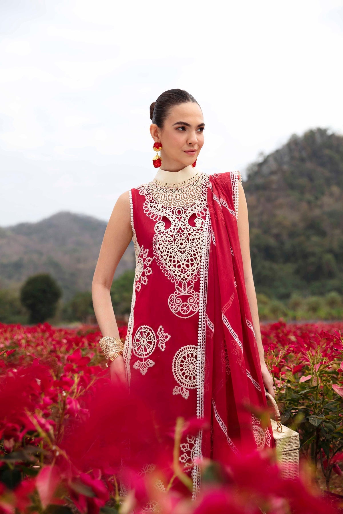 Sable Vogue | Luxury Lawn 24 | Carnelian - Official Sable Vogue stockist in UK - Sakeena London