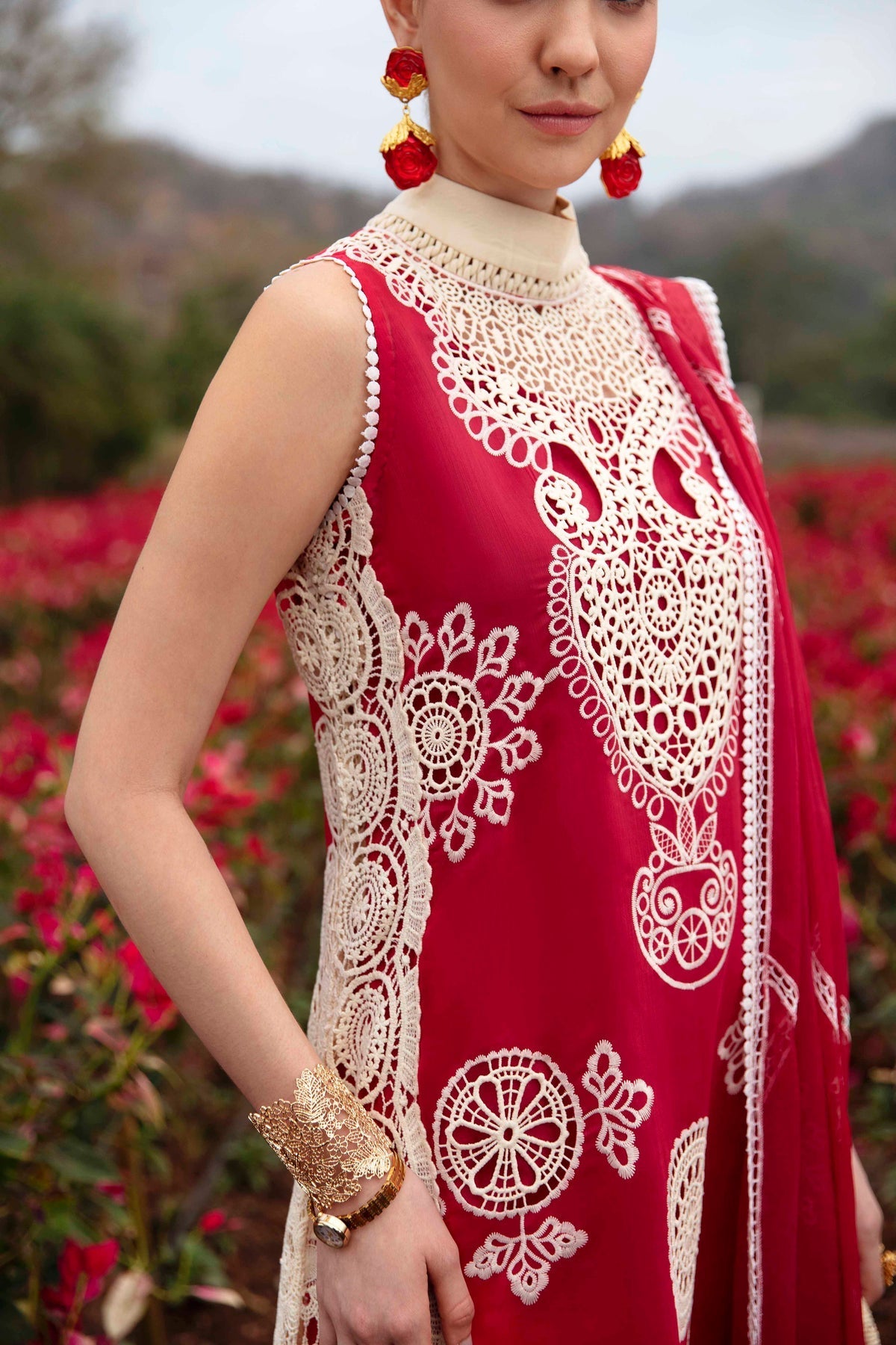 Sable Vogue | Luxury Lawn 24 | Carnelian - Official Sable Vogue stockist in UK - Sakeena London