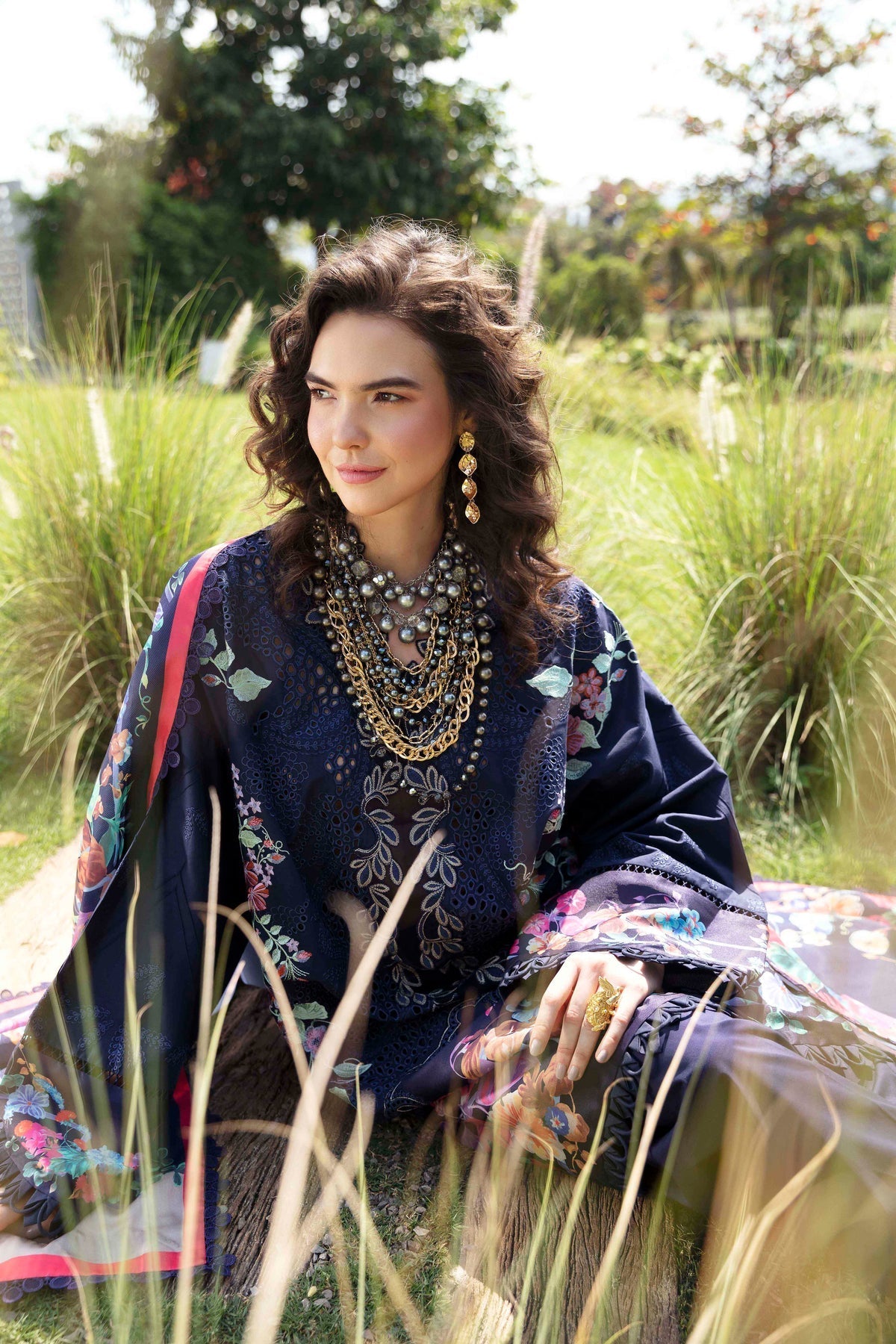 Sable Vogue | Luxury Lawn 24 | Blossom - Official Sable Vogue stockist in UK - Sakeena London