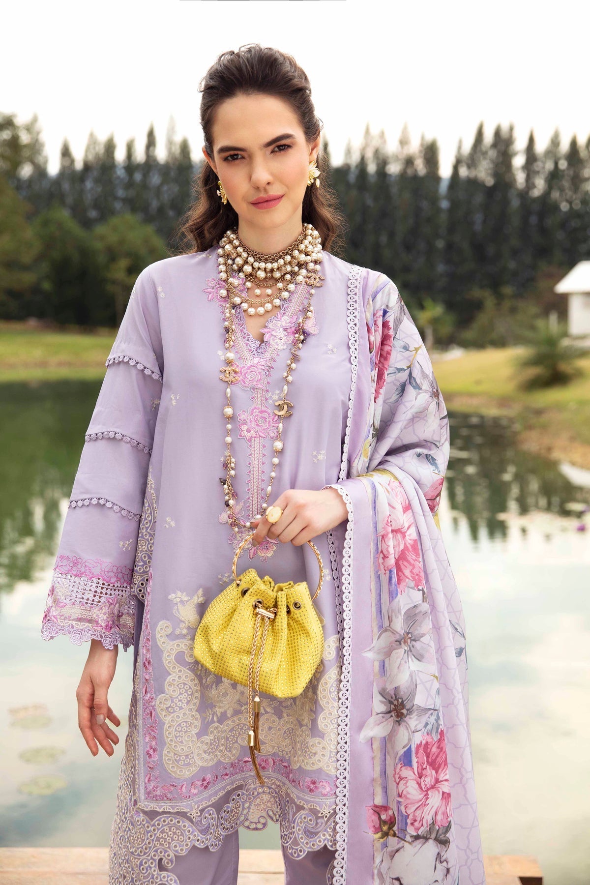 Sable Vogue | Luxury Lawn 24 | Aster - Official Sable Vogue stockist in UK - Sakeena London