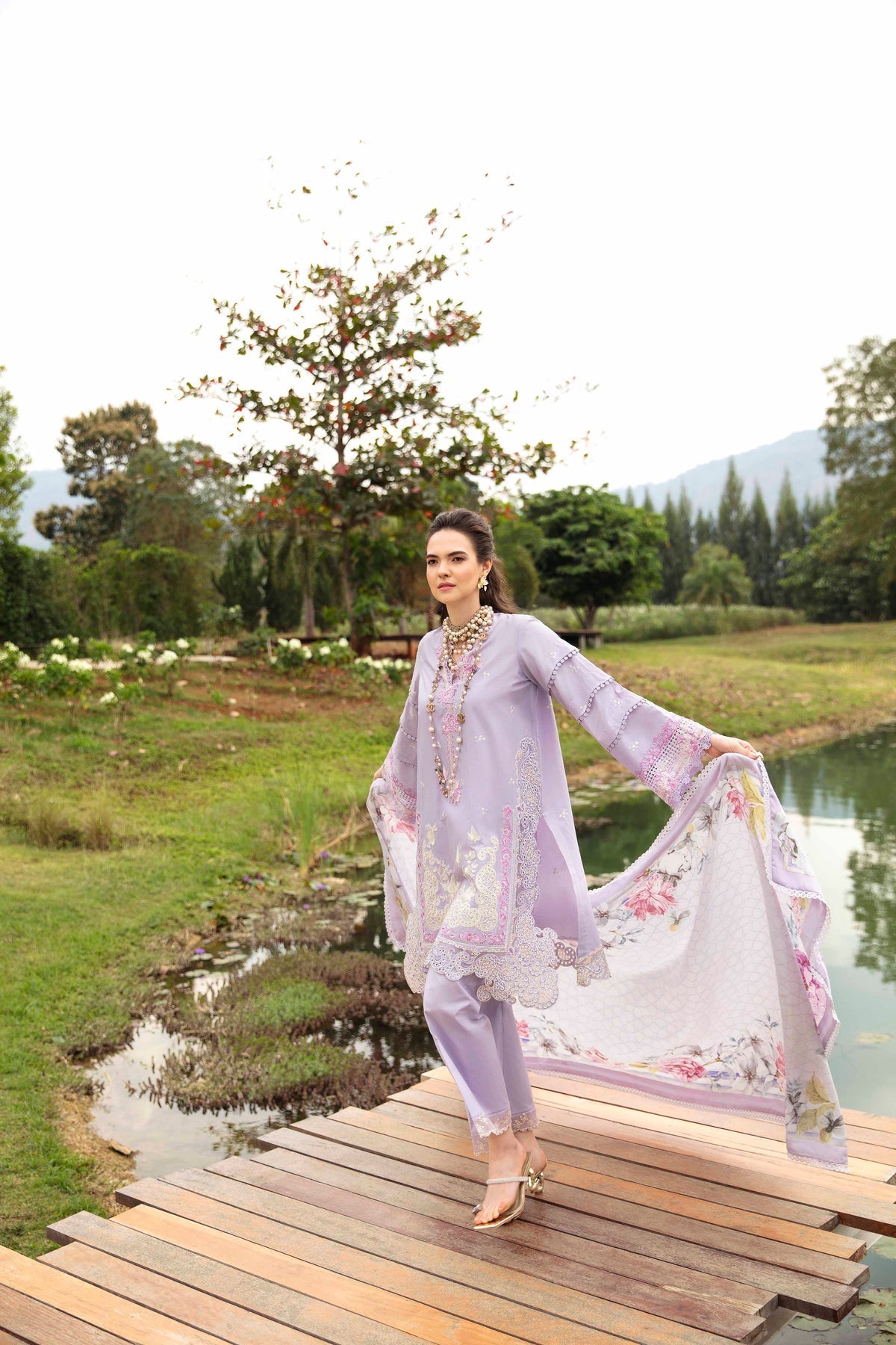 Sable Vogue | Luxury Lawn 24 | Aster - Official Sable Vogue stockist in UK - Sakeena London
