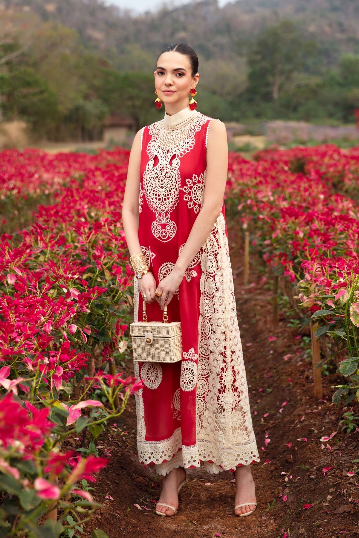 Sable Vogue | Luxury Lawn 24 | Carnelian - Official Sable Vogue stockist in UK - Sakeena London