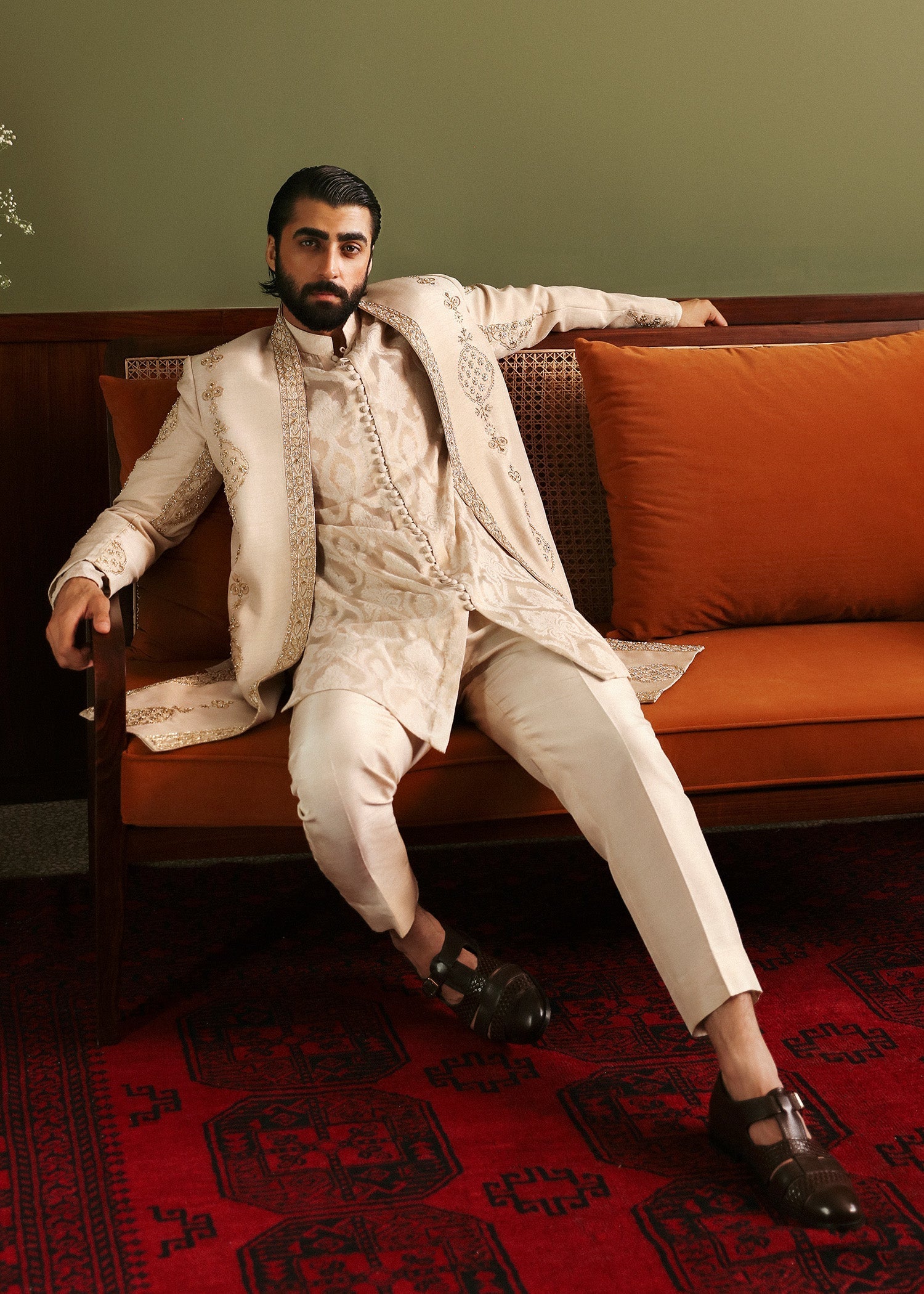 Pakistani Menswear | Sadaf Fawad Khan | Ashaar - Official Sadaf Fawad Khan stockist in UK - Sakeena London