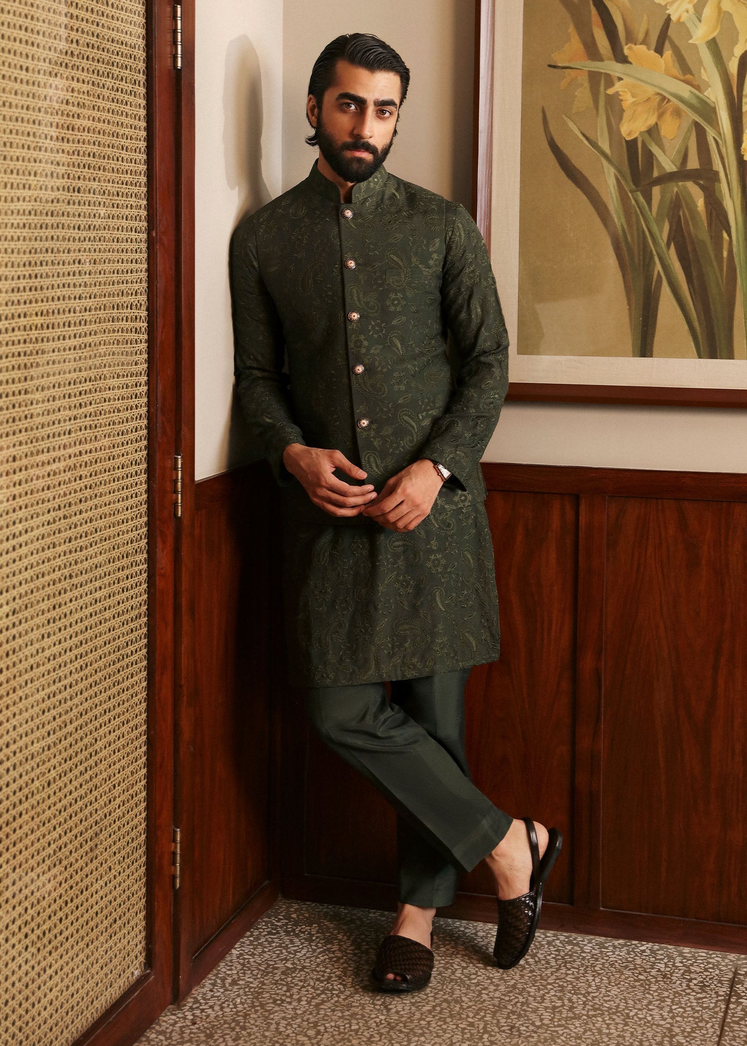 Pakistani Menswear | Sadaf Fawad Khan | Azlan - Official Sadaf Fawad Khan stockist in UK - Sakeena London