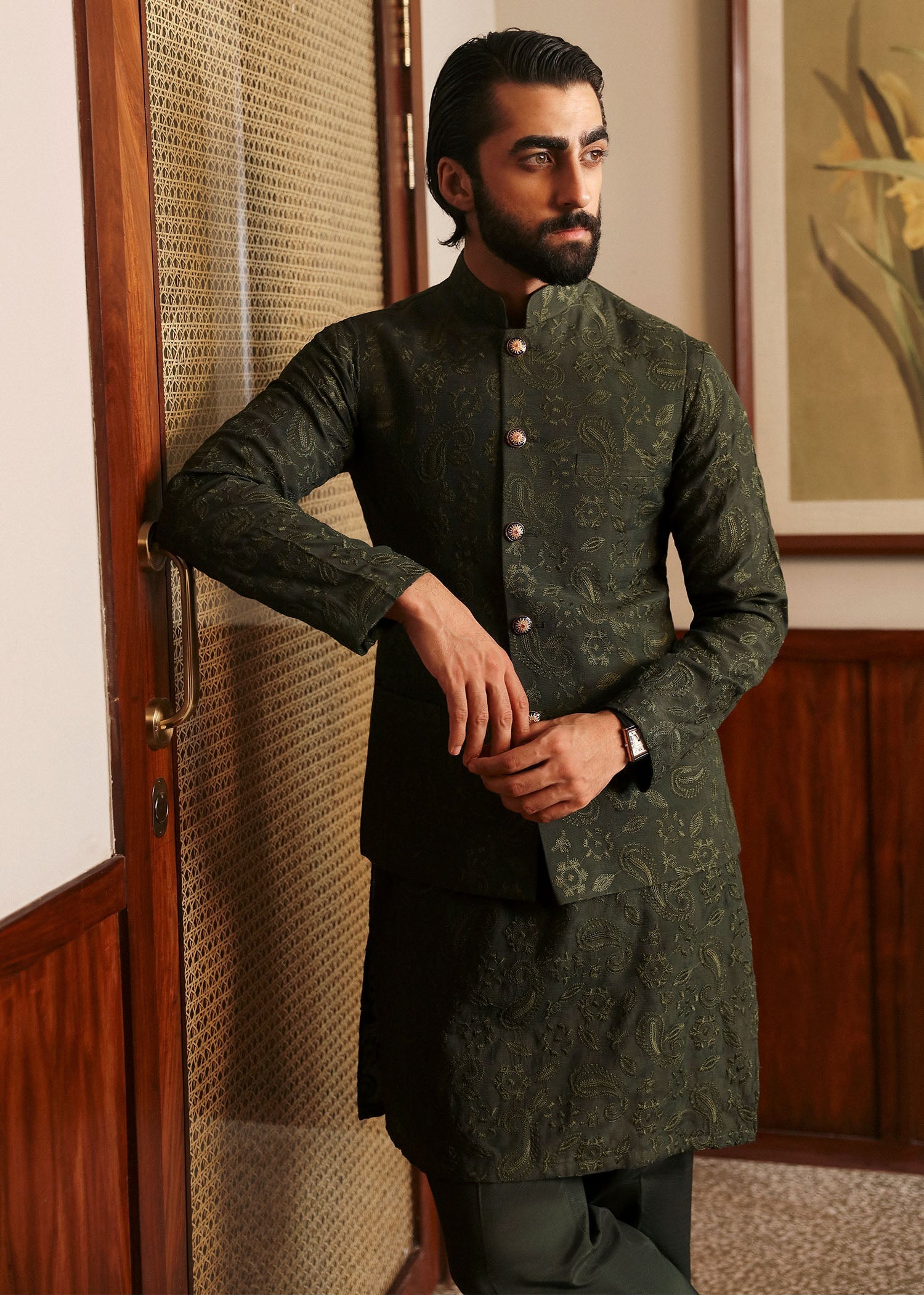Pakistani Menswear | Sadaf Fawad Khan | Azlan - Official Sadaf Fawad Khan stockist in UK - Sakeena London