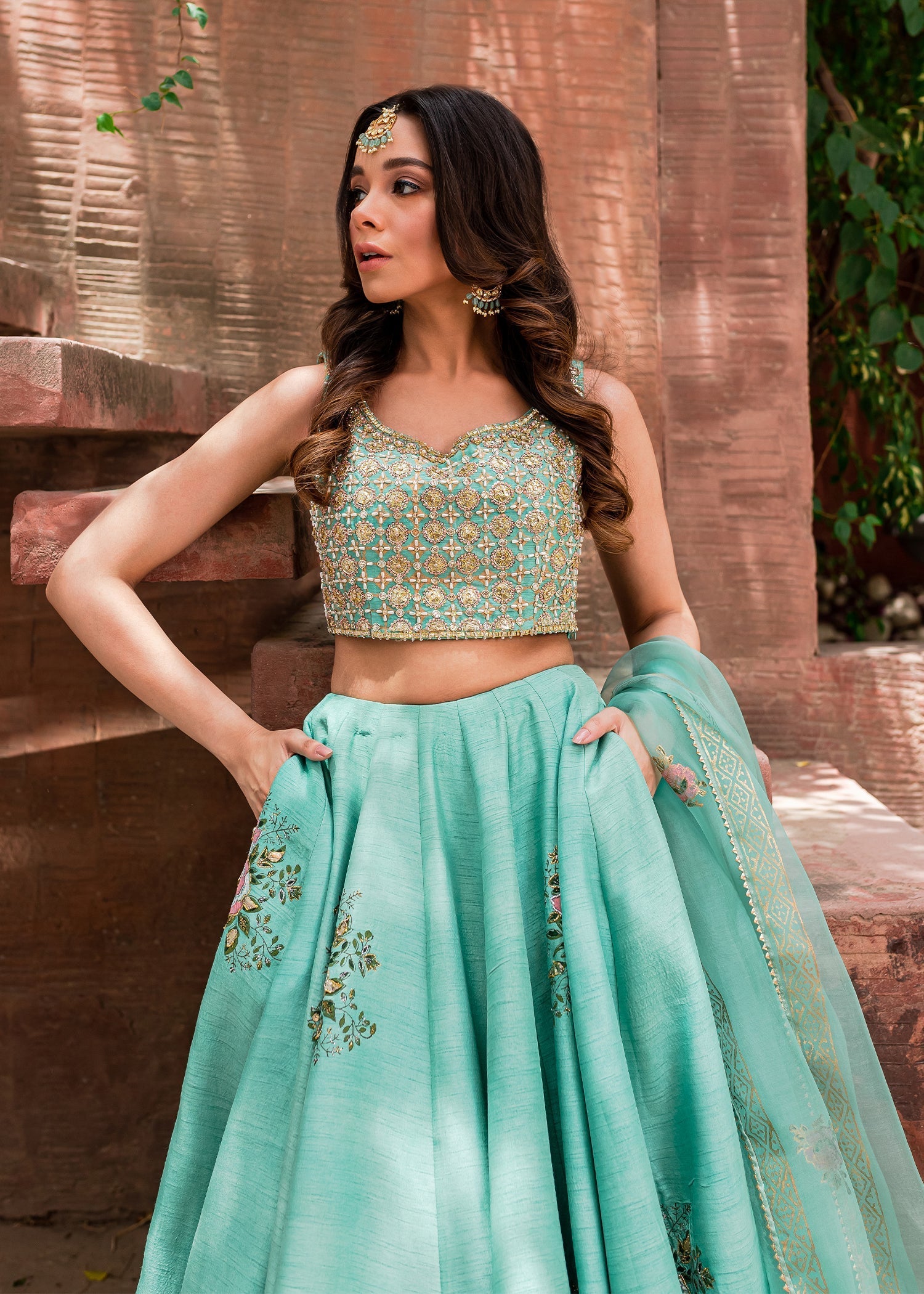 Sadaf Fawad Khan | Zinnia Festive Formals | Firuzeh - Official Sadaf Fawad Khan stockist in UK - Sakeena London