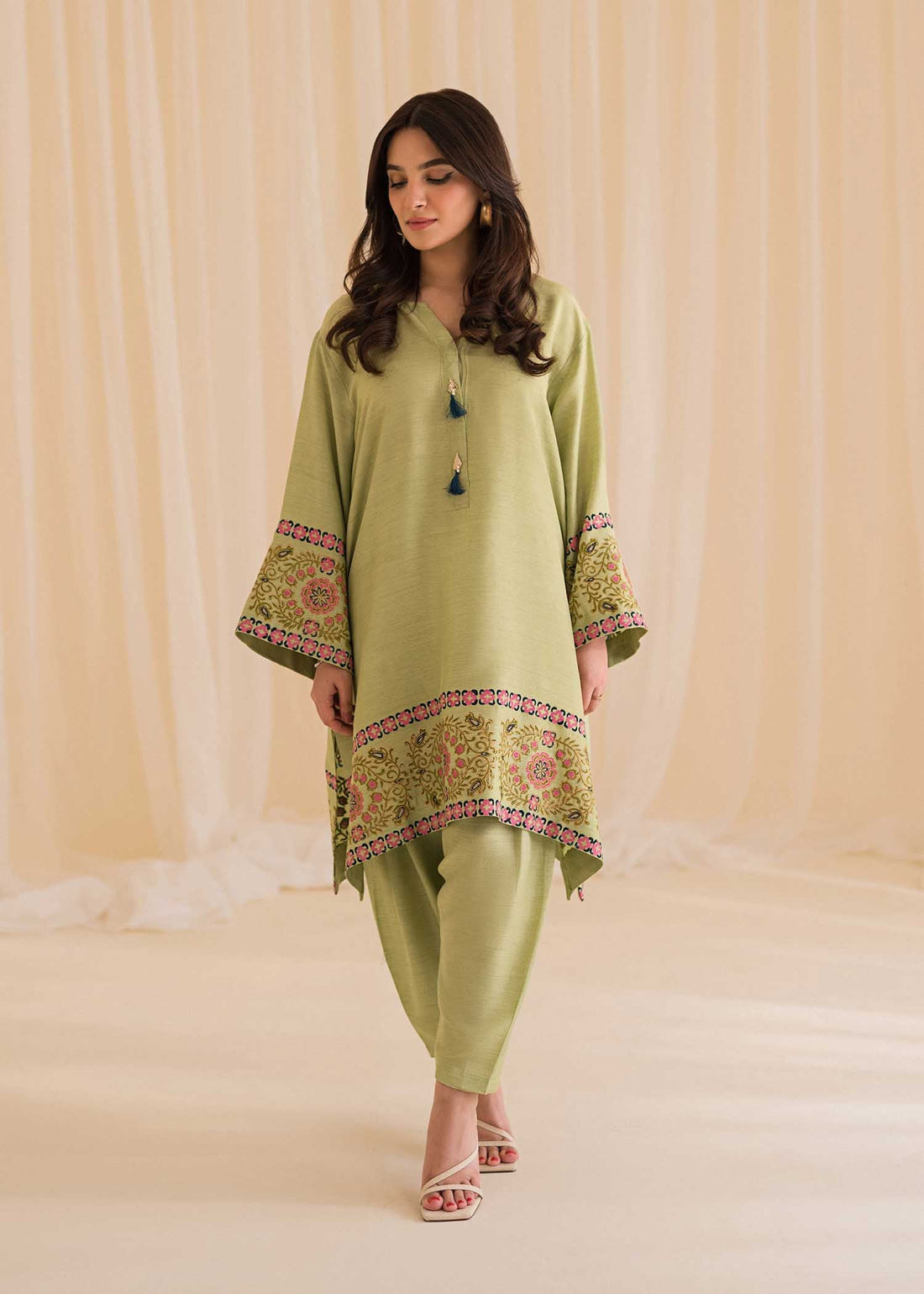 Sadaf Fawad Khan | Lyla Festive Pret | Moss - Official Sadaf Fawad Khan stockist in UK - Sakeena London