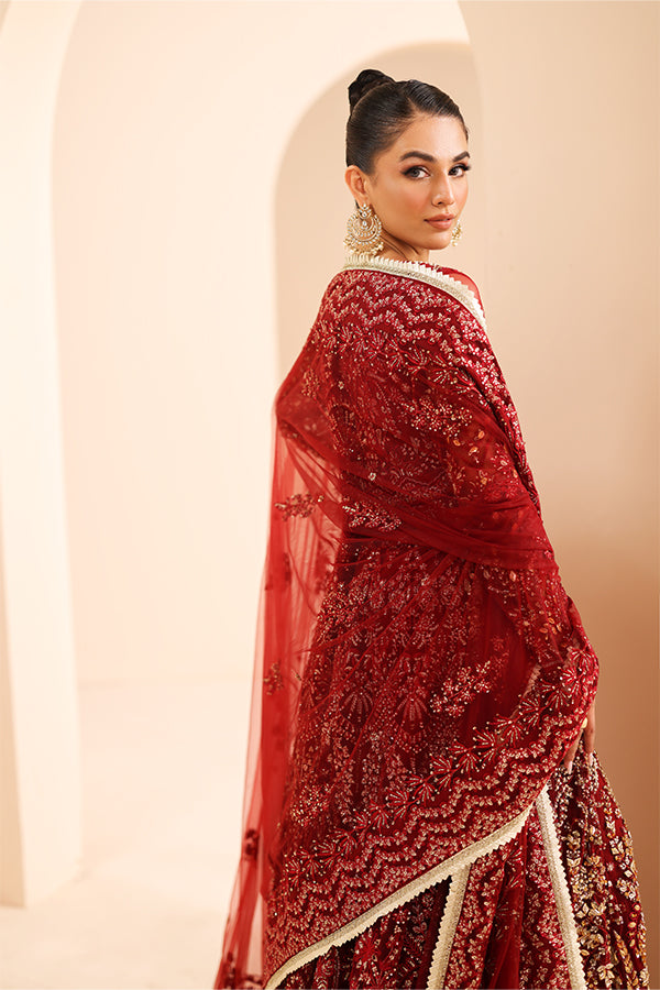 Saffron | Edel Formals Collection 24 | 05 Scarlet Dream - Official Saffron stockist in UK - Sakeena London