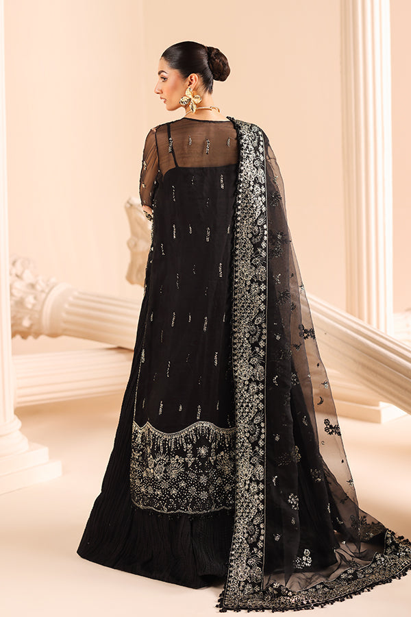 Saffron | Edel Formals Collection 24 | 08 Noir Dewdrop - Official Saffron stockist in UK - Sakeena London