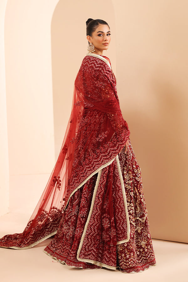 Saffron | Edel Formals Collection 24 | 05 Scarlet Dream - Official Saffron stockist in UK - Sakeena London