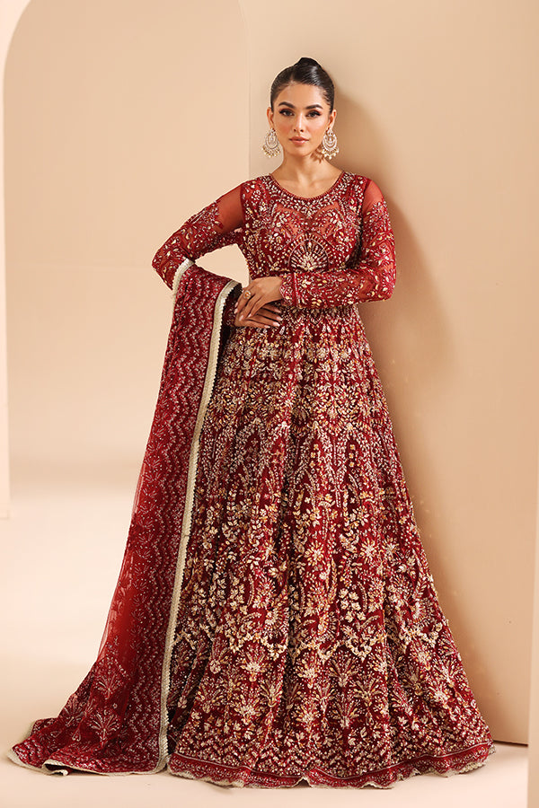 Saffron | Edel Formals Collection 24 | 05 Scarlet Dream - Official Saffron stockist in UK - Sakeena London