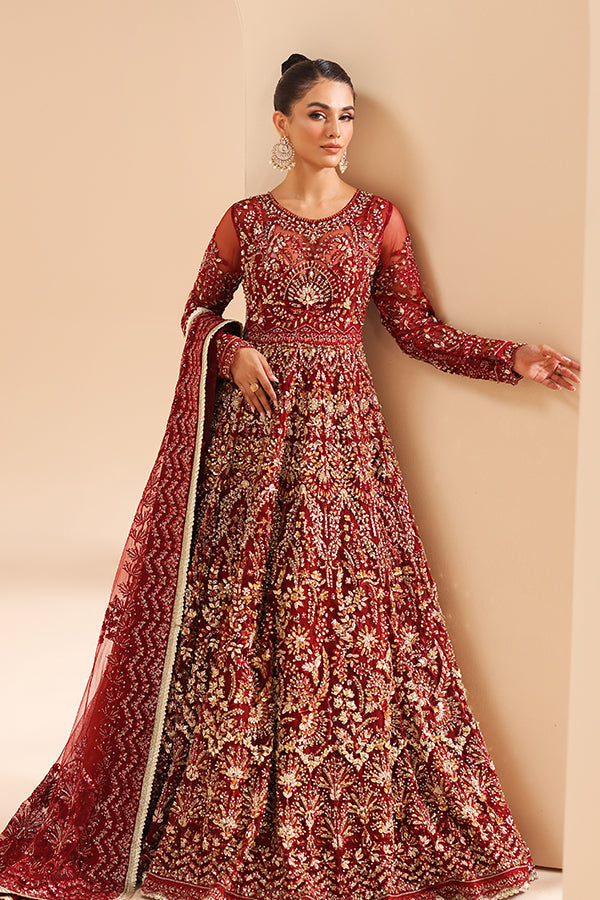 Saffron | Edel Formals Collection 24 | 05 Scarlet Dream - Official Saffron stockist in UK - Sakeena London