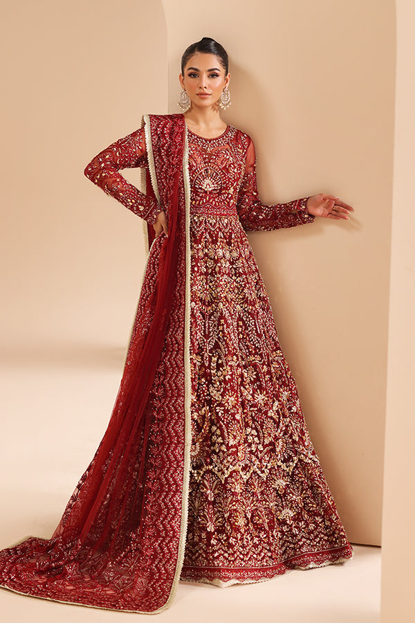 Saffron | Edel Formals Collection 24 | 05 Scarlet Dream - Official Saffron stockist in UK - Sakeena London