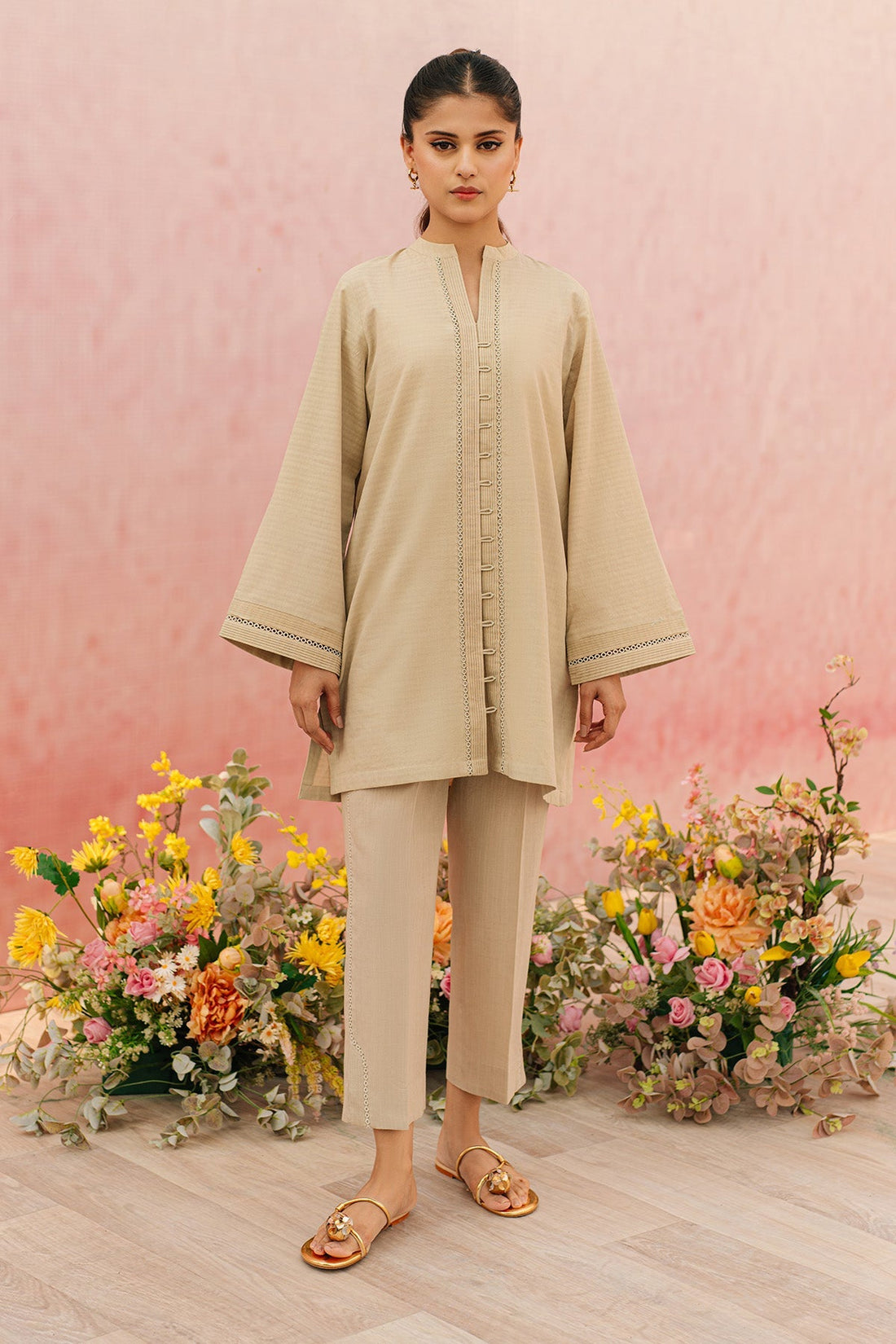 Sahar | Co Ord Sets | Sandstone - Official Sahar stockist in UK - Sakeena London