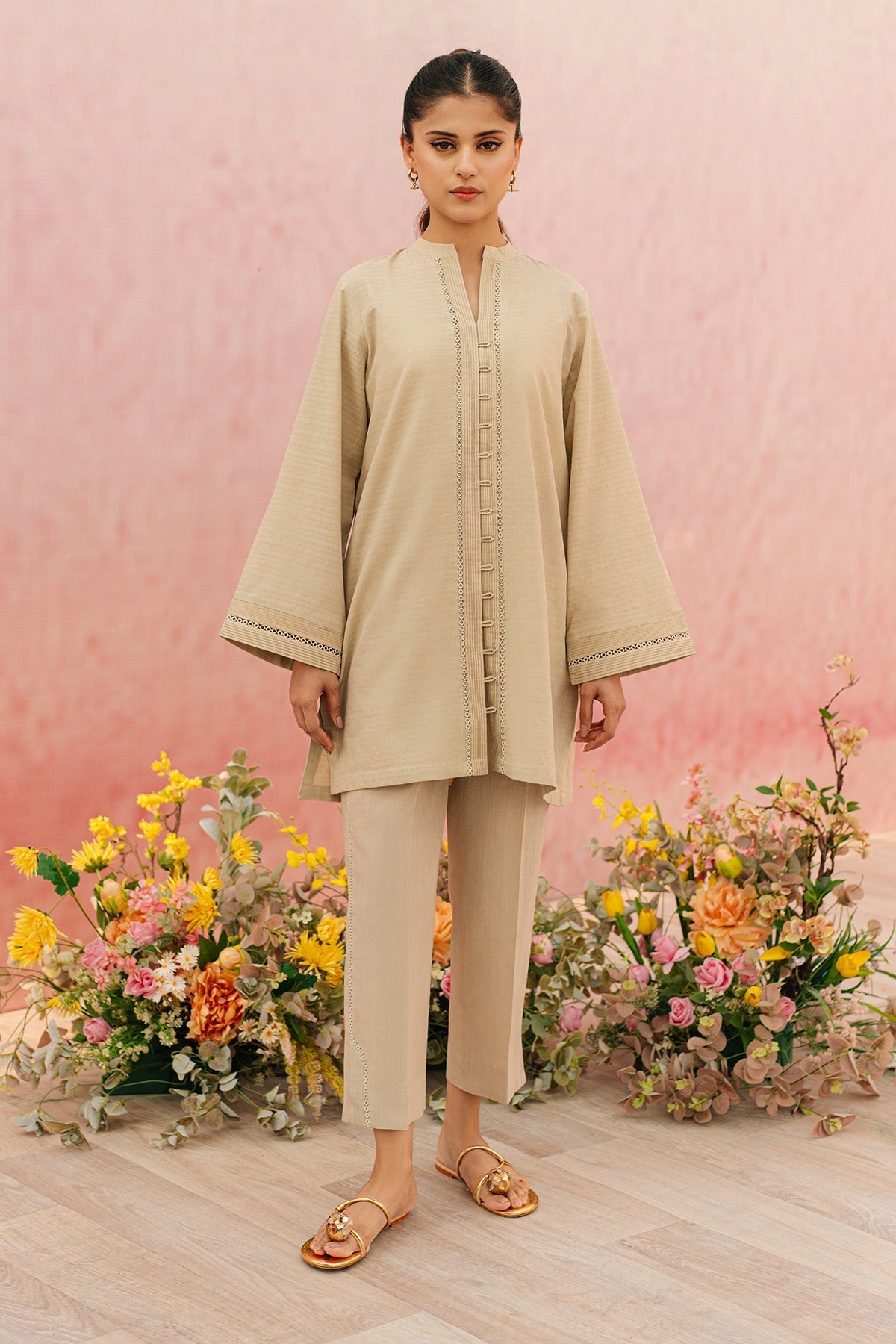 Sahar | Co Ord Sets | Sandstone - Official Sahar stockist in UK - Sakeena London