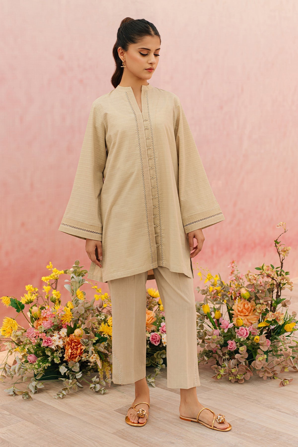 Sahar | Co Ord Sets | Sandstone - Official Sahar stockist in UK - Sakeena London