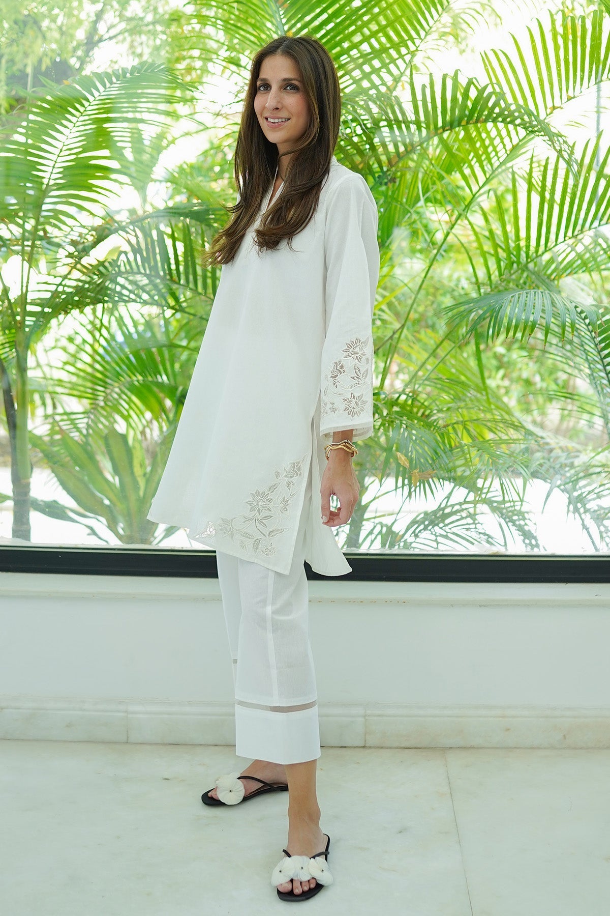 Sahar | Co Ord Sets | Ivory Mist - Official Sahar stockist in UK - Sakeena London