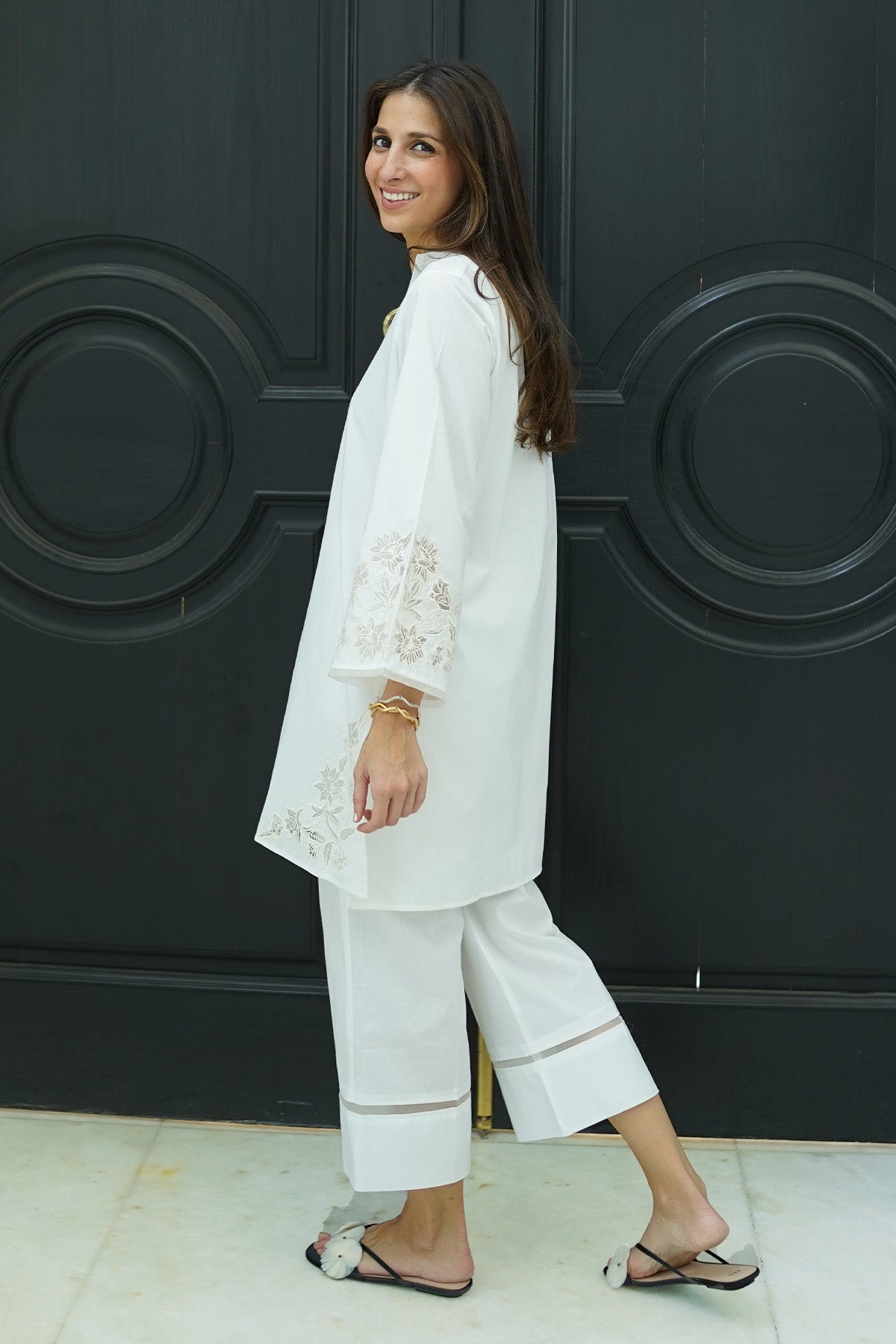 Sahar | Co Ord Sets | Ivory Mist - Official Sahar stockist in UK - Sakeena London